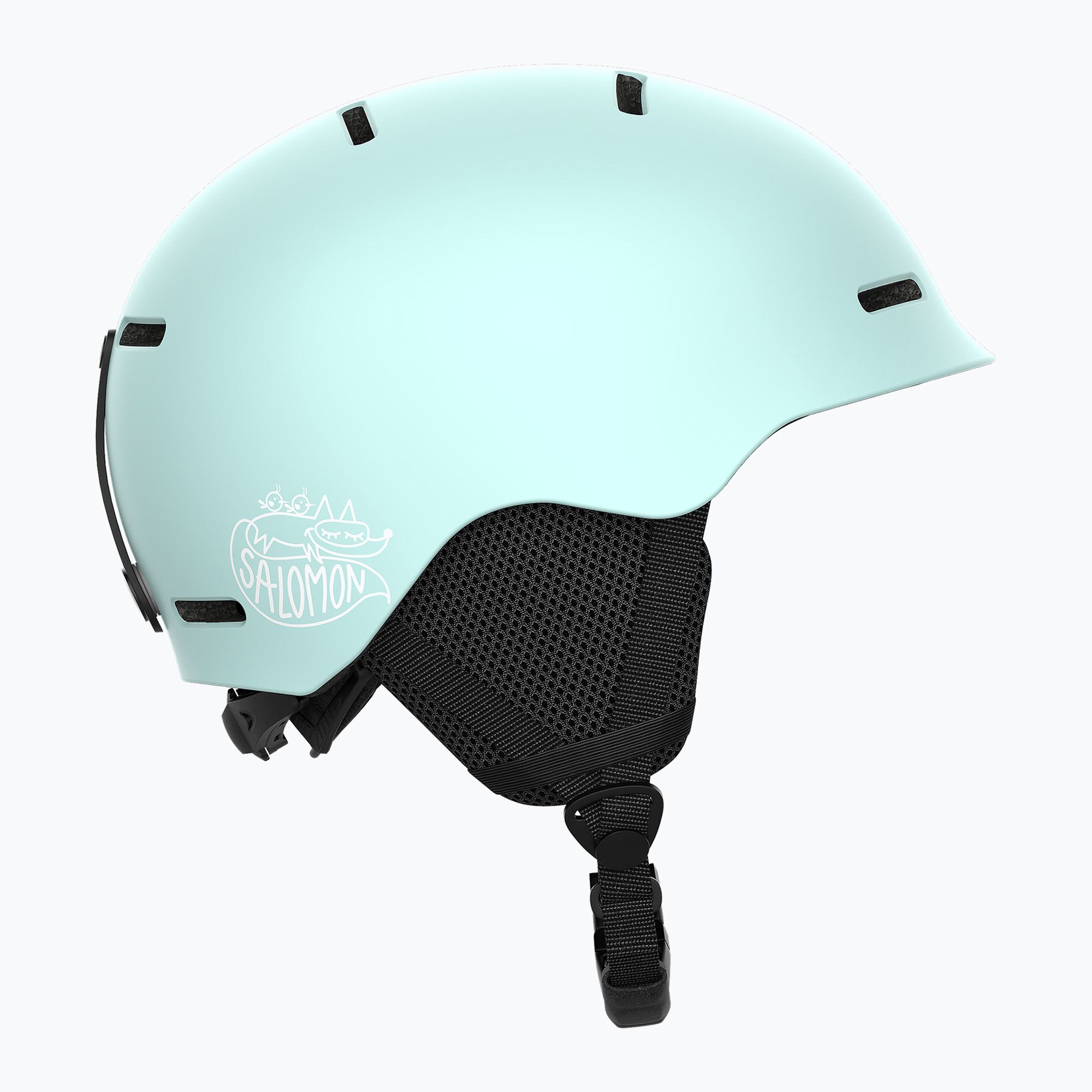 Detská lyžiarska helma Salomon Orka bleached aqua