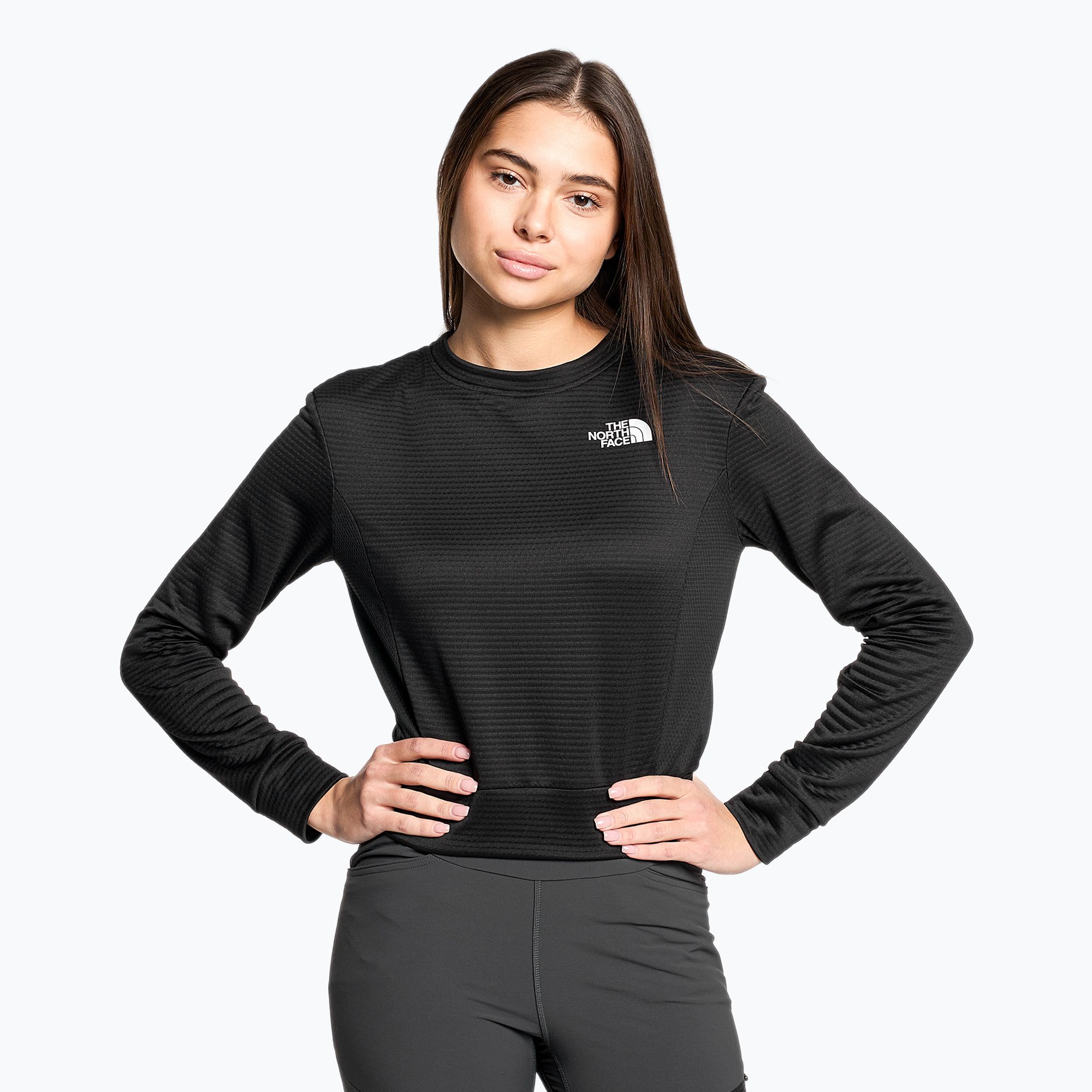 Dámska trekingová bunda The North Face Ma Crew Neck Fleece čierna NFA824QJK31 (Mountain Athletics Crew Neck Fleece NF0A824QJK31)