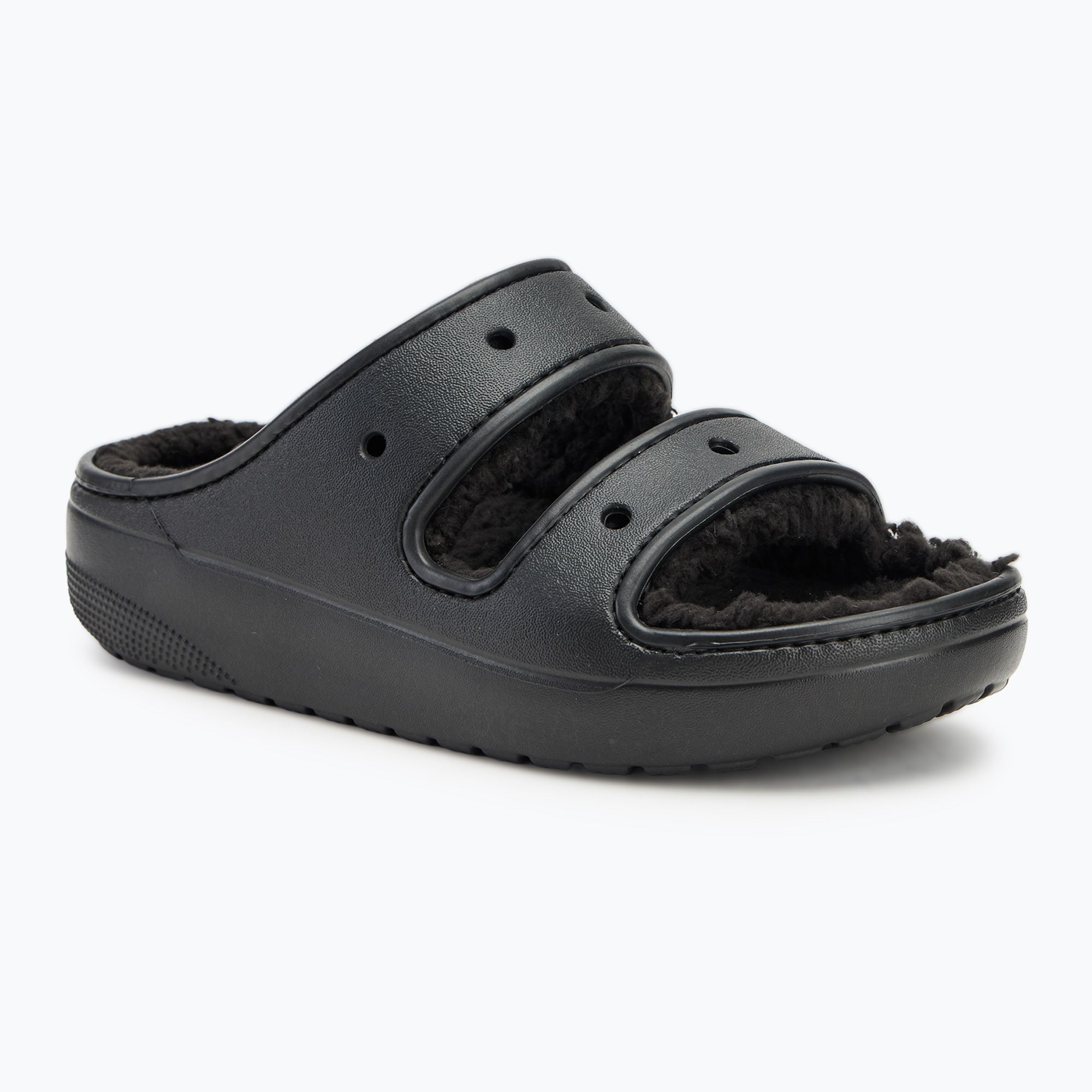 Šľapky Crocs Classic Cozzzy Sandal black/black (Classic Cozzzy Sandal 207446-060)