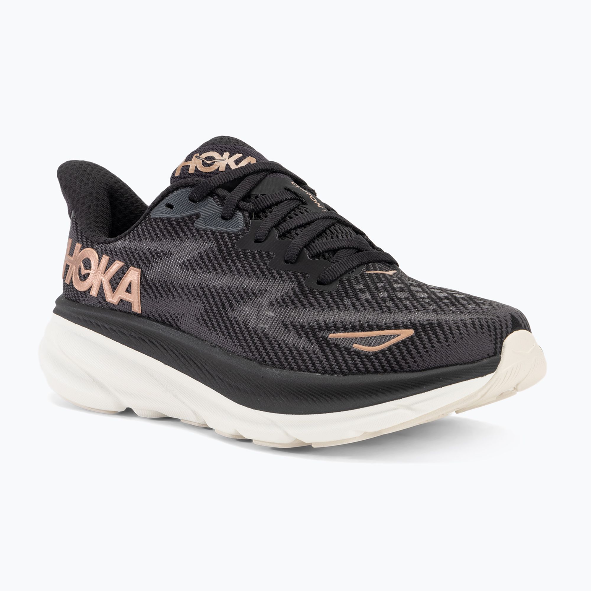 Dámska bežecká obuv HOKA Clifton 9 black/rose gold (Clifton 9 1127896-BRGL)