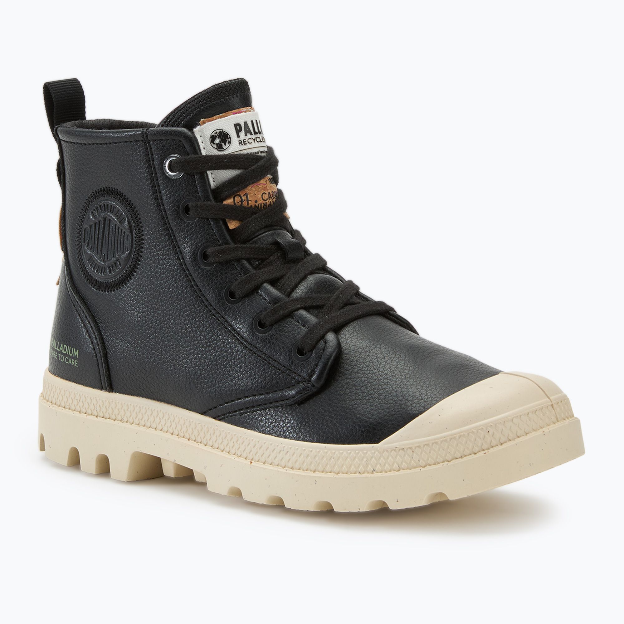 Palladium Pampa Hi Re-Vegan LTH black topánky (Pampa Hi Re-Vegan LTH 74378-008)