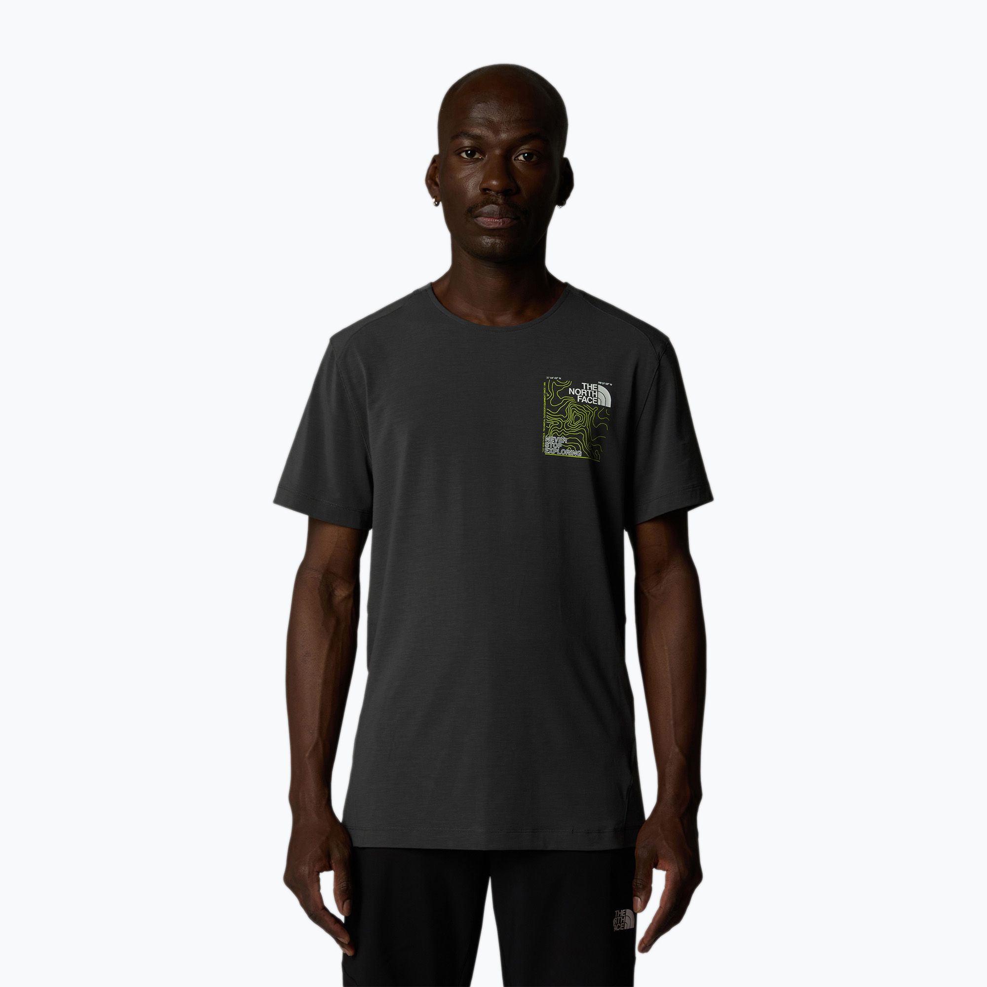 Pánske tričko The North Face Lightning anthracite grey (Lightning NF0A8A3ARHI1002)