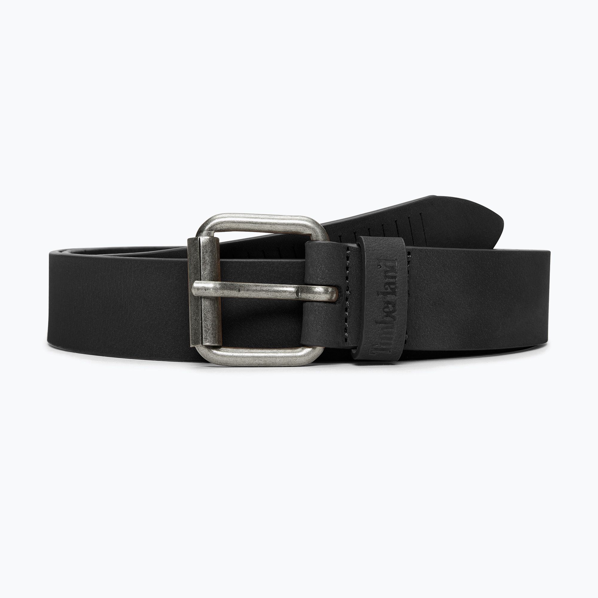 Pánsky opasok Timberland 35 mm Nubuk čierny (35 mm Nubuck Belt TB0A5MRS0011)