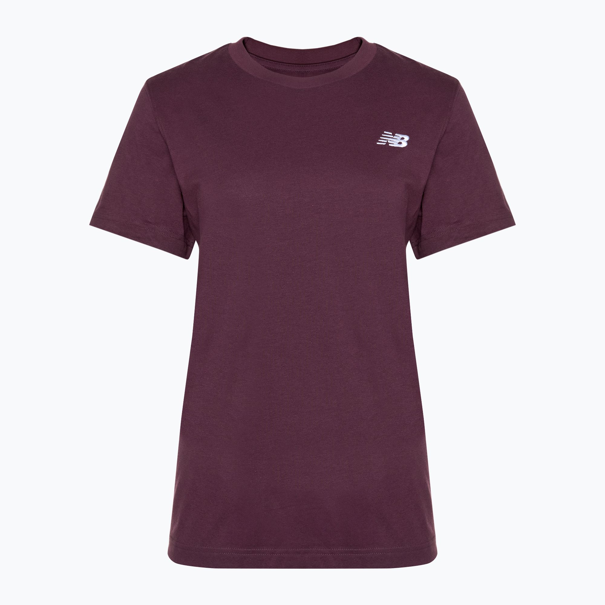Dámske tričko New Balance Essentials Jersey plum brown (Essentials Jersey SS WT41509PLN)