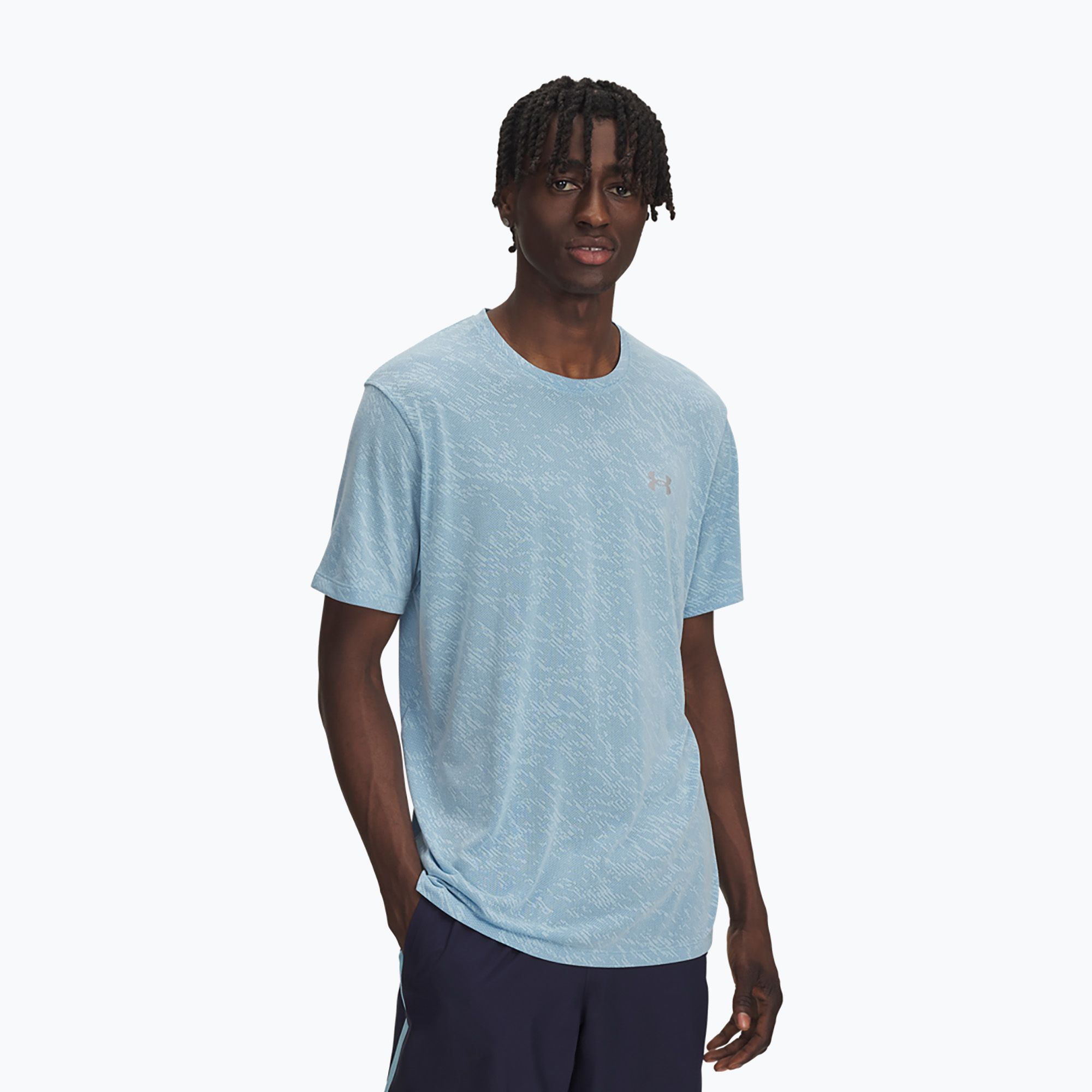 Pánske bežecké tričko Under Armour Launch Camo stream/reflective (Launch Camo 1386681-494)