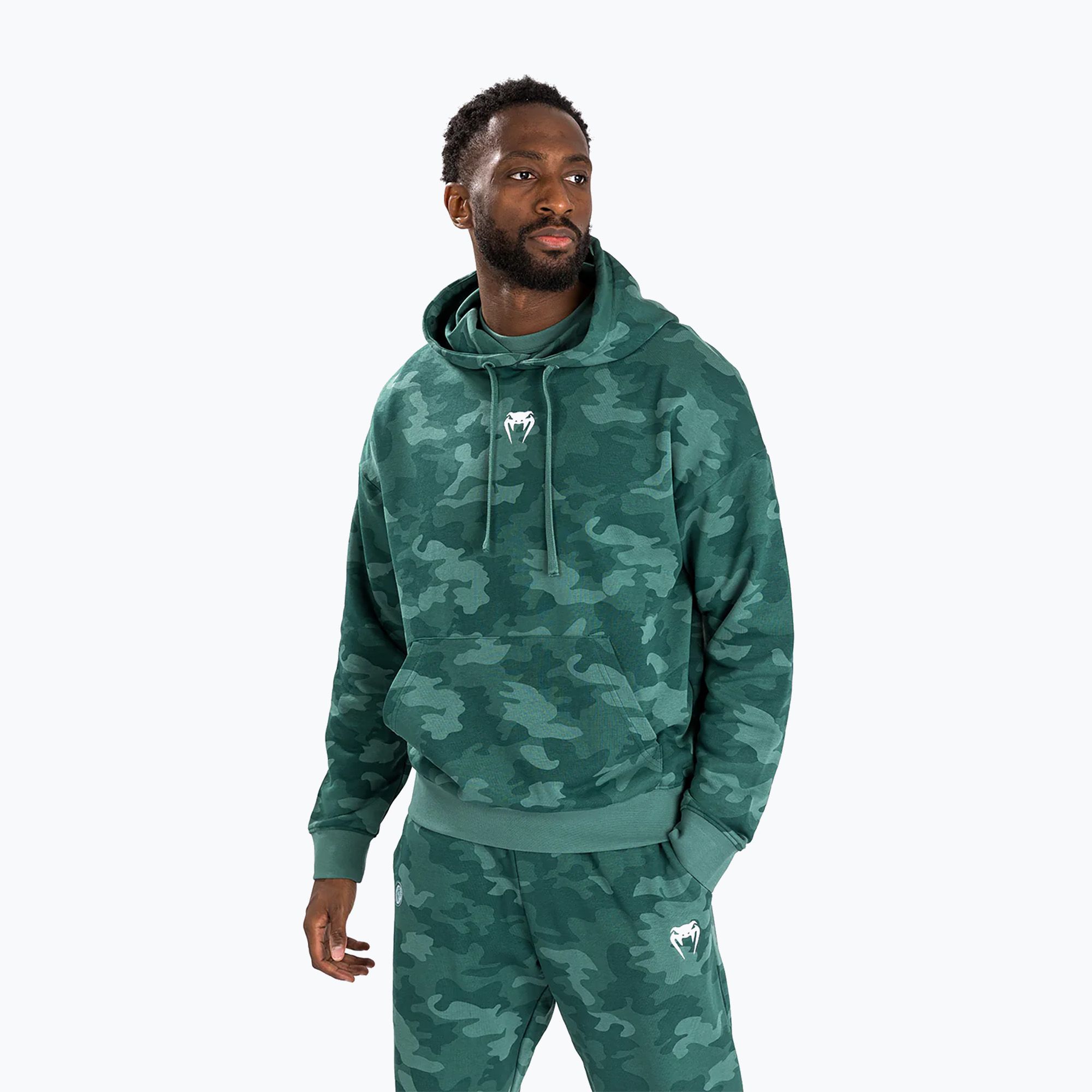 Pánska mikina Venum Vortex XL Hoodie turquoise camo (Vortex XL Hoodie VENUM-05218-640-M)