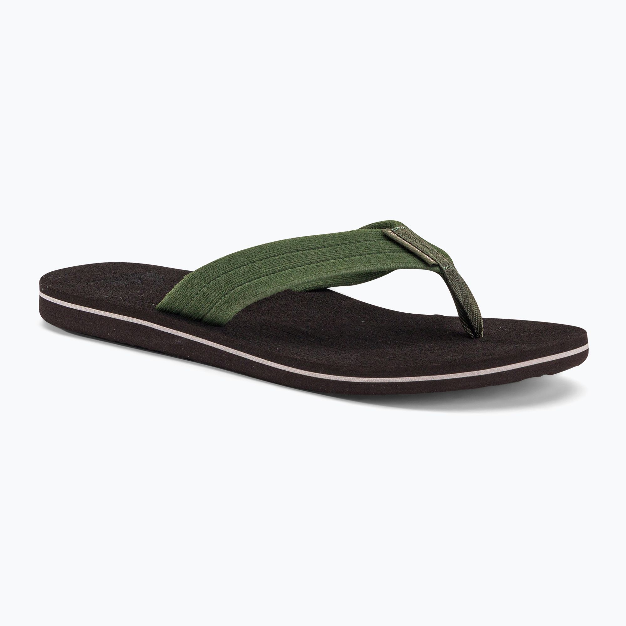 Quiksilver pánske žabky Molokai Layback Textured brown AQYL101266 (Molokai Layback Textured AQYL101266-XCCG)