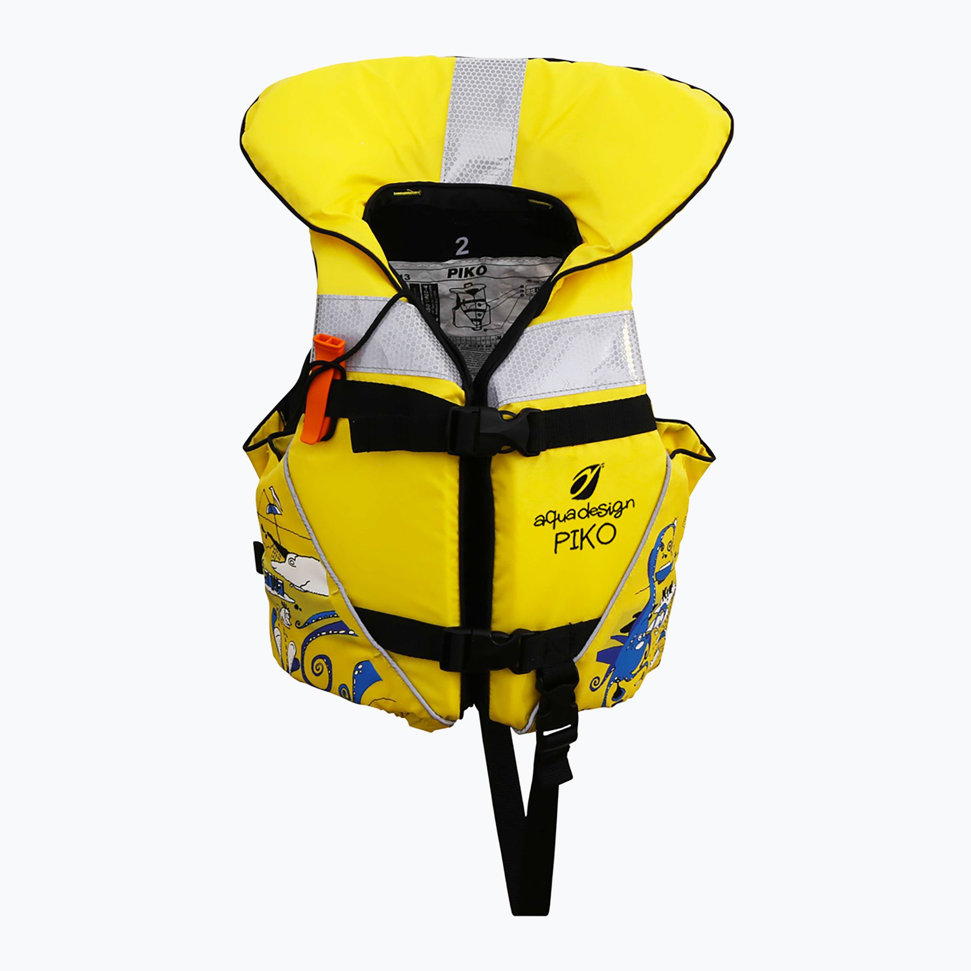 Detská záchranná vesta AQUADESIGN Piko žltá