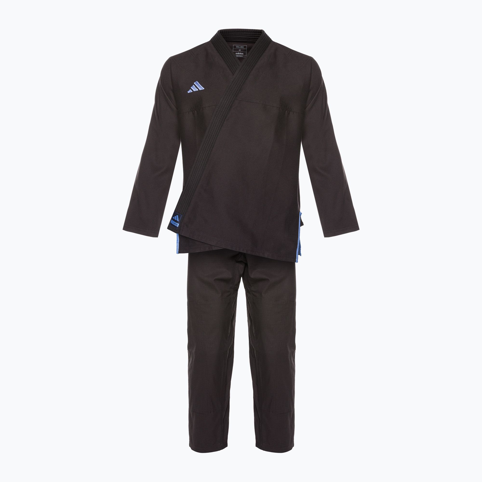 GI pre brazílske jiu-jitsu adidas Challenge 2.0 black/gradient blue (Challenge 2.0 JJ335.D)