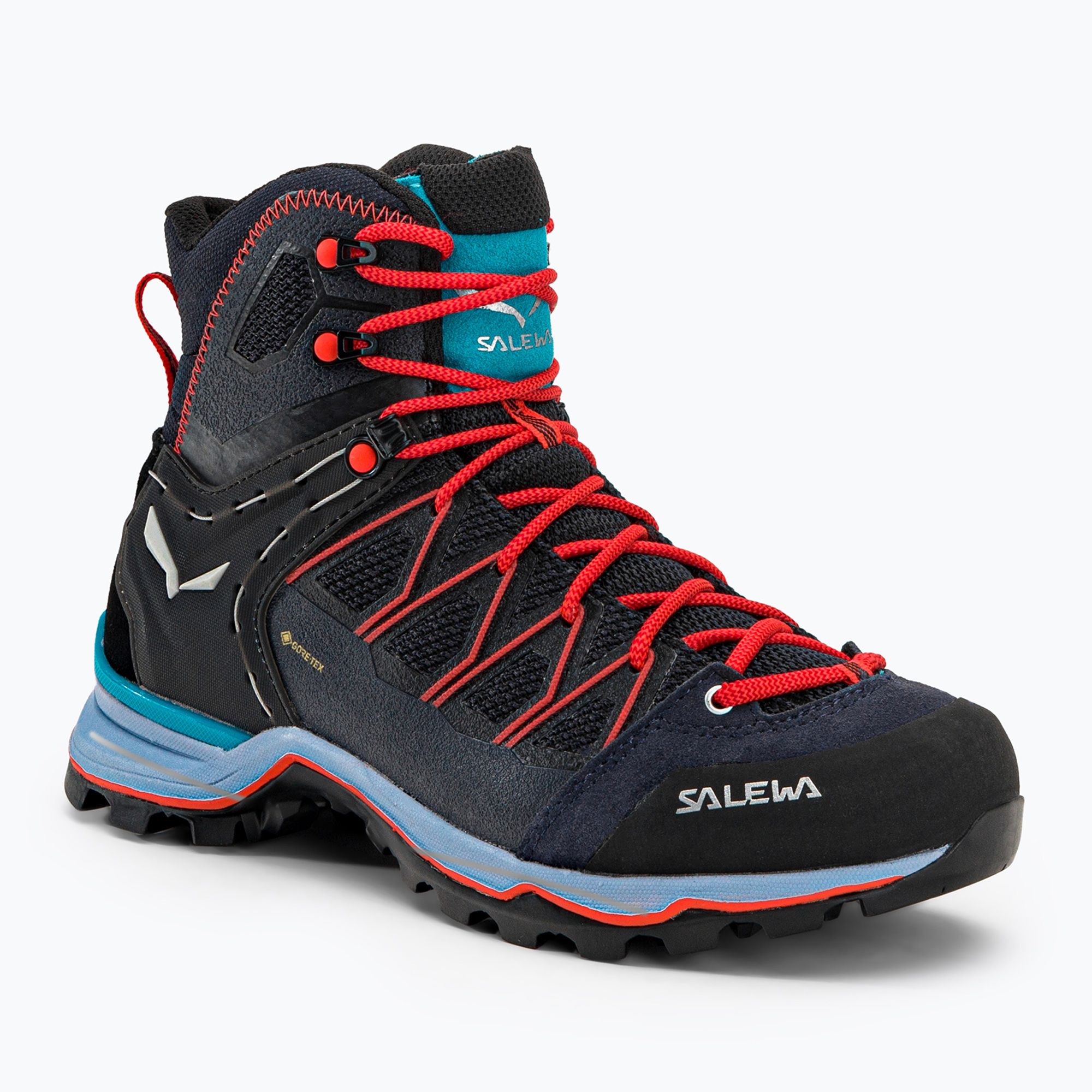 Dámske trekové topánky Salewa MTN Trainer Lite Mid GTX navy blue-black 00-0000061360 (MTN Trainer Lite Mid GTX 00-0000061360)