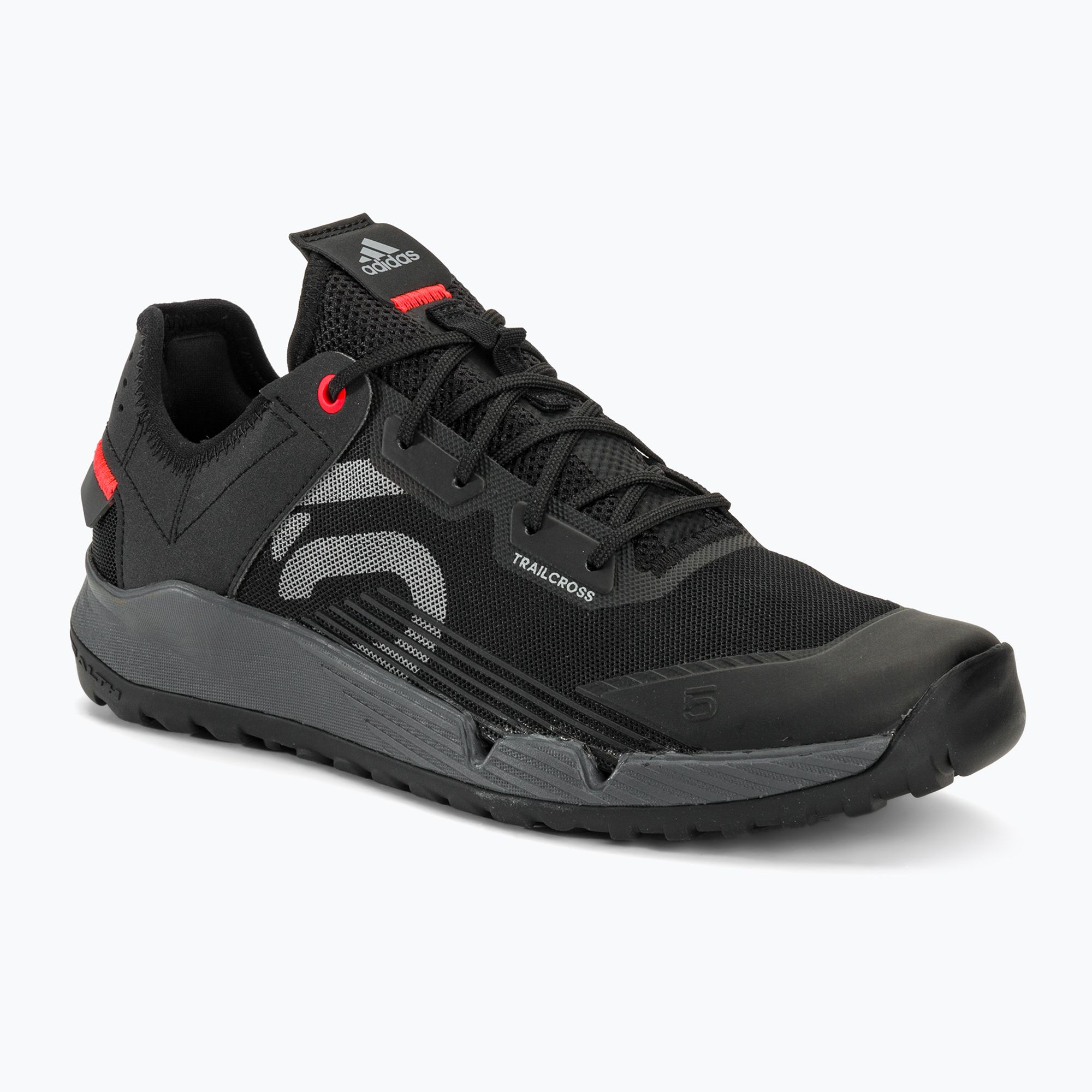 Dámska cyklistická obuv adidas FIVE TEN Trailcross LT core black/grey two/solar red (Trailcross LT FV4720)
