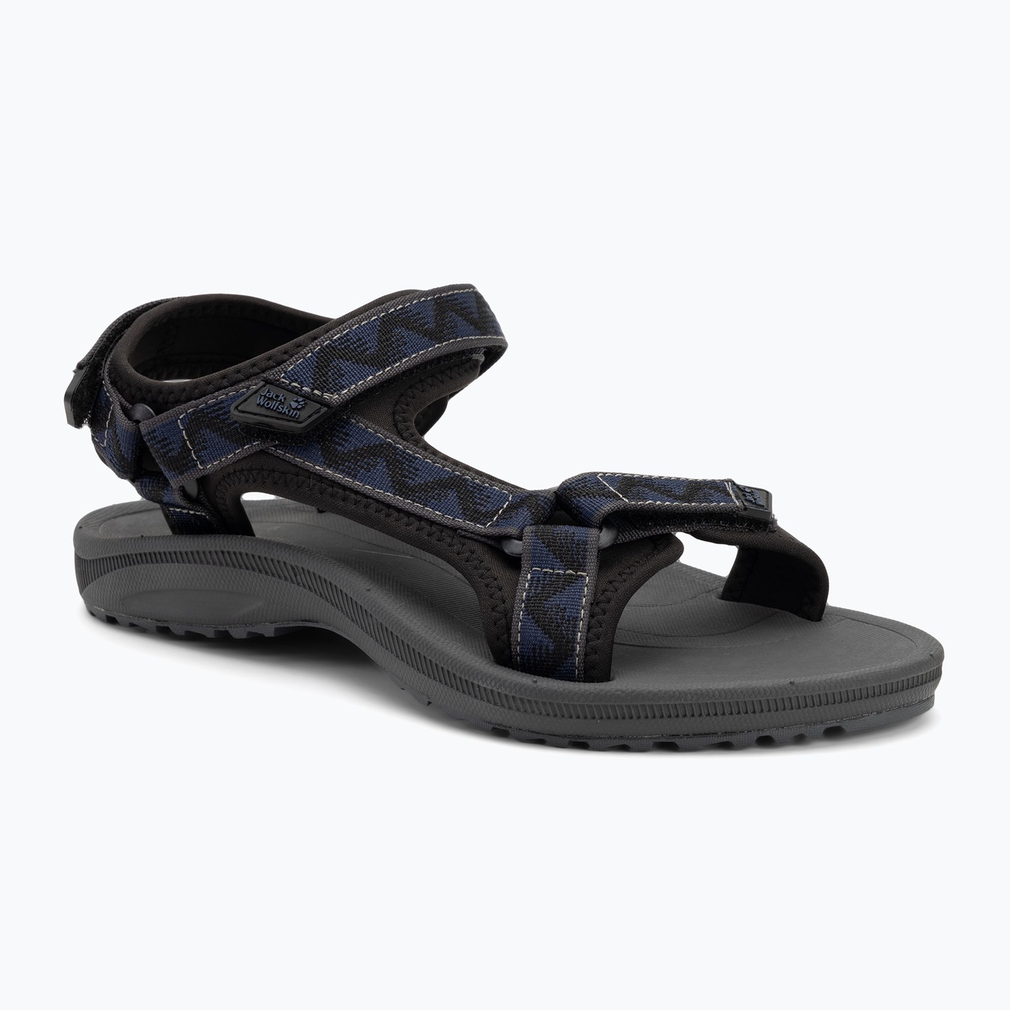 Pánske sandále Jack Wolfskin Wave Breaker black midnight blue (Wave Breaker 4052011)