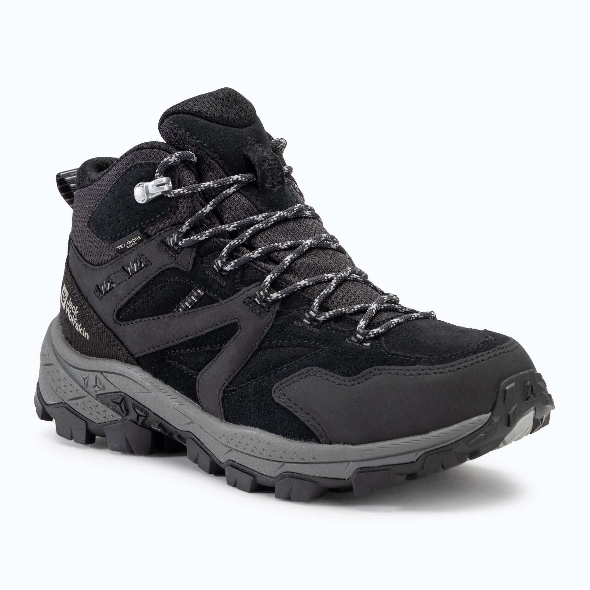 Dámska trekingová obuv Jack Wolfskin Vojo Tour Lt Texapore Mid phantom (Vojo Tour Lt Texapore Mid A62073_6350)