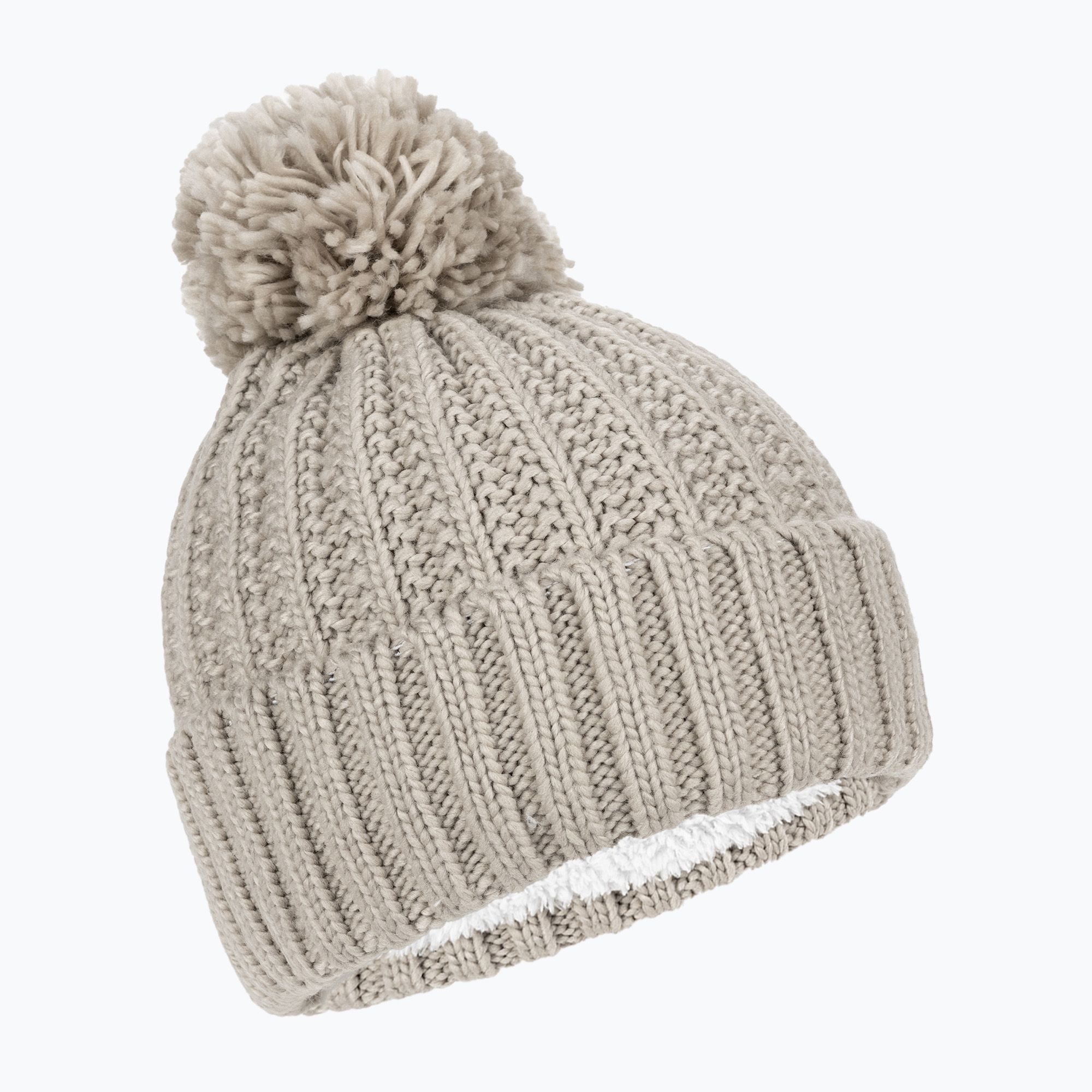 Dámska zimná čiapka Jack Wolfskin Highloft Knit Beanie dusty grey (Highloft Knit 1908012_6260)