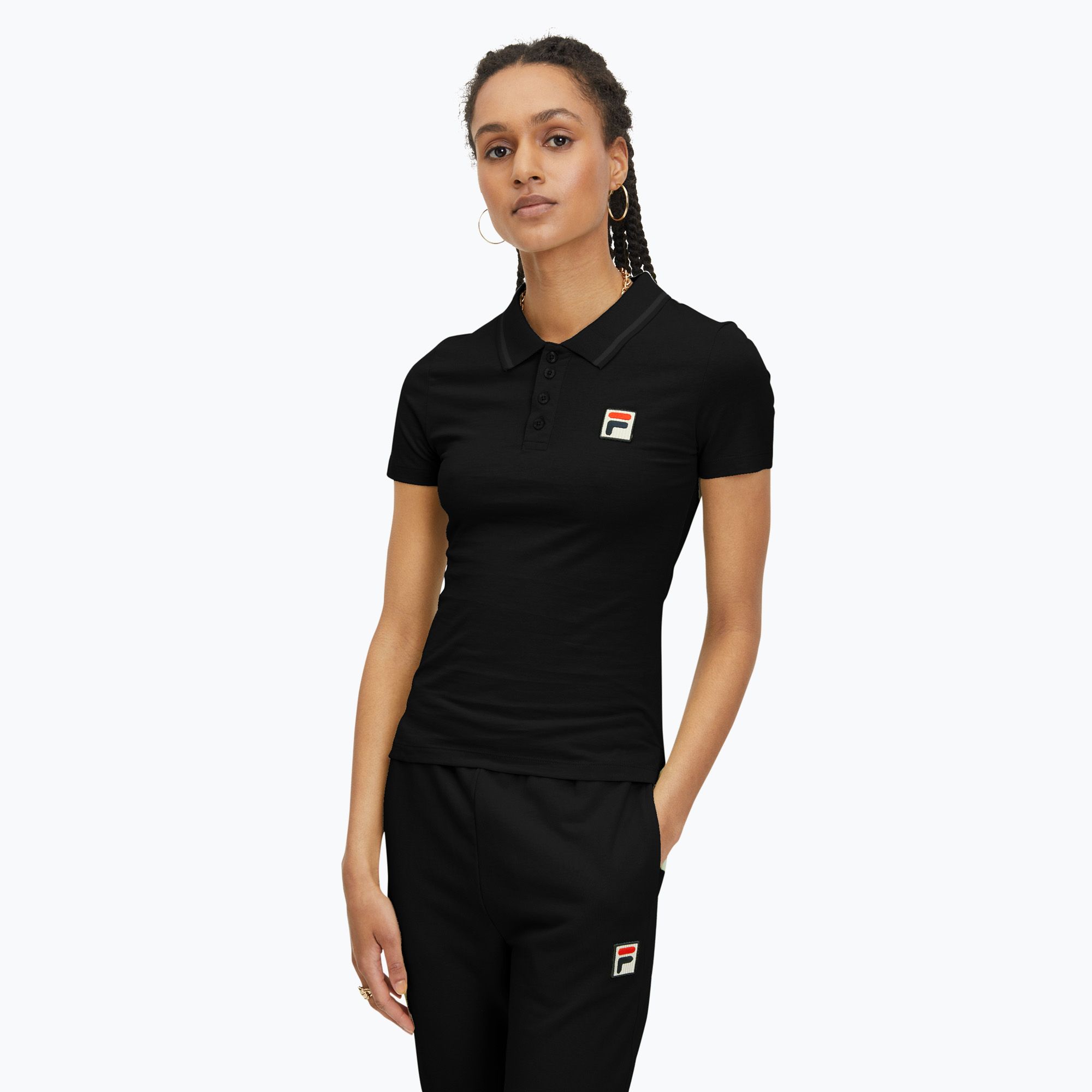 Dámske polo tričko FILA Leuben black (Leuben FAW0696)