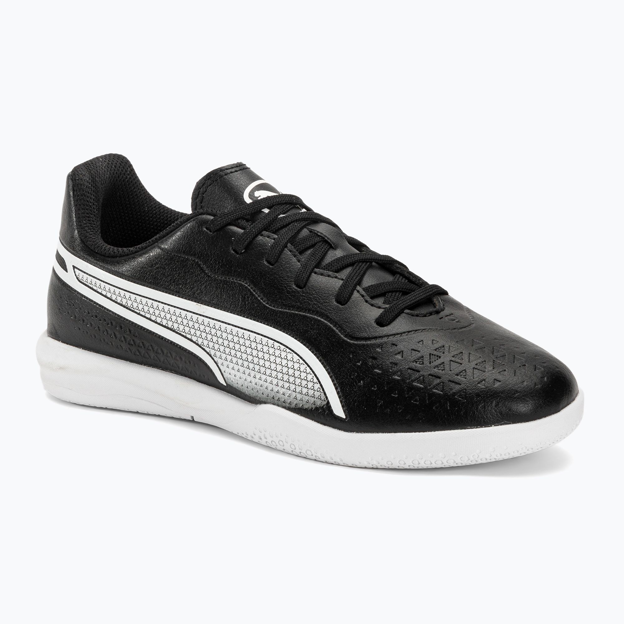 Detské kopačky PUMA King Match IT Jr puma black/puma white (King Match It Jr 107270 01)