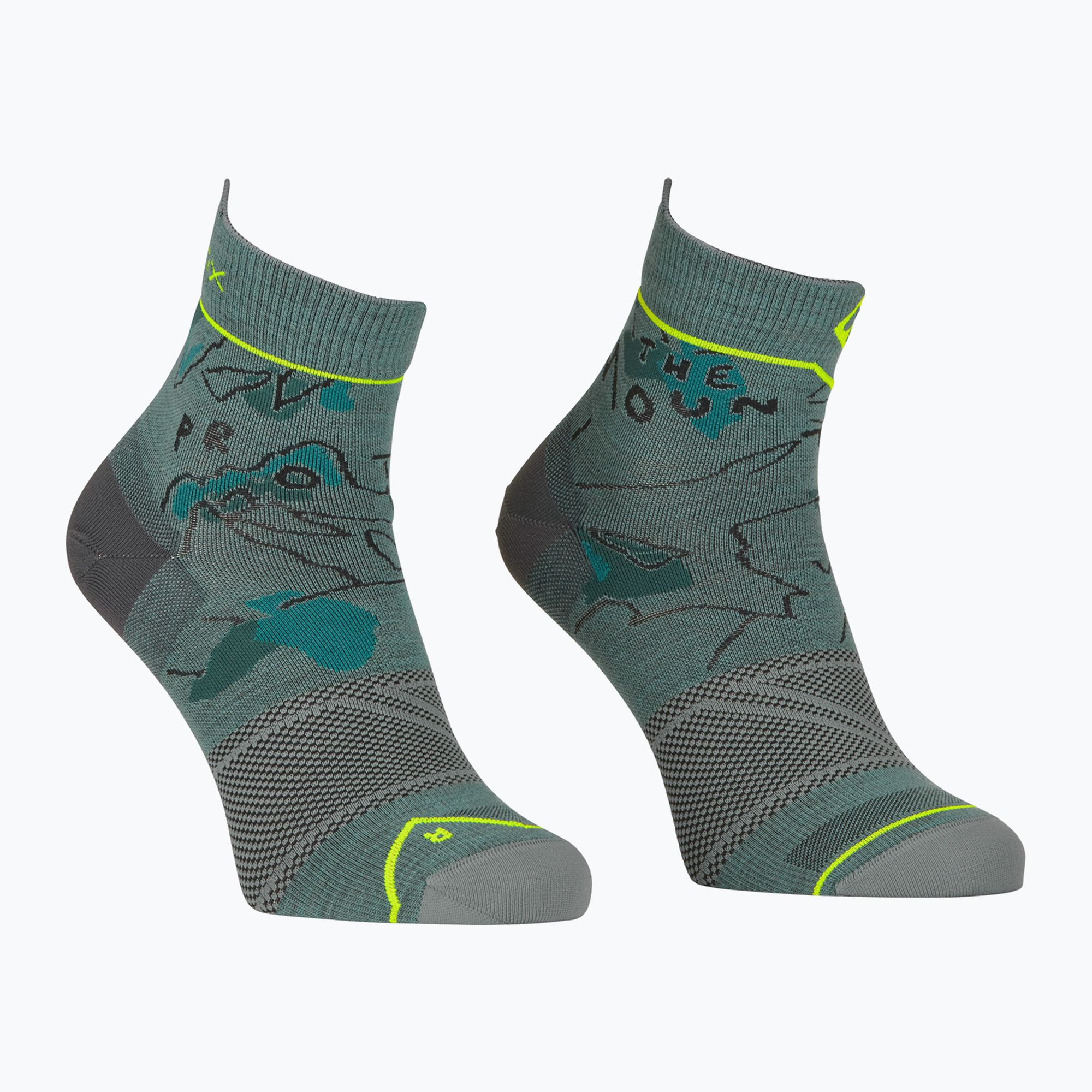 Pánske trekingové ponožky ORTOVOX Alpine Light Quarter grey 5489100003 (Alpine Light Quarter 5489100003)