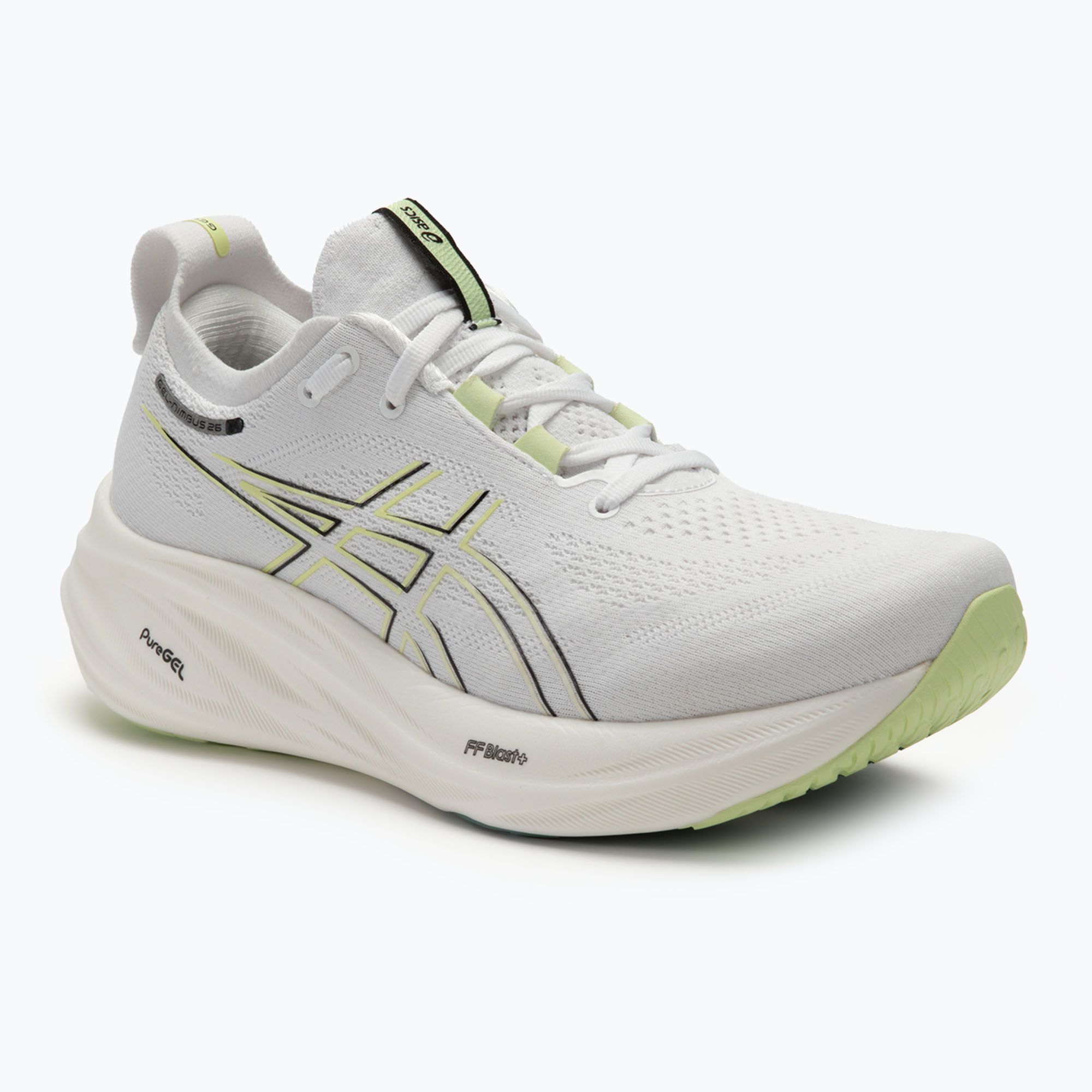 Pánska bežecká obuv ASICS Gel-Nimbus 26 white/birch (Gel-Nimbus 26 1011B794-102)