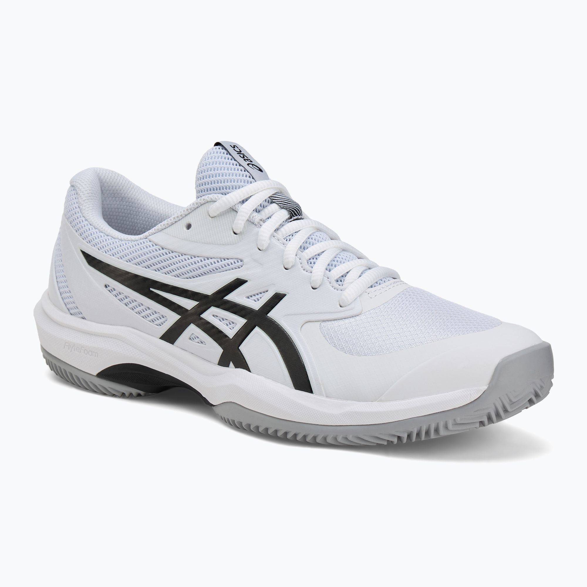 Pánske tenisové topánky ASICS Game FF Clay white/black (Game FF Clay 1041A490-101)