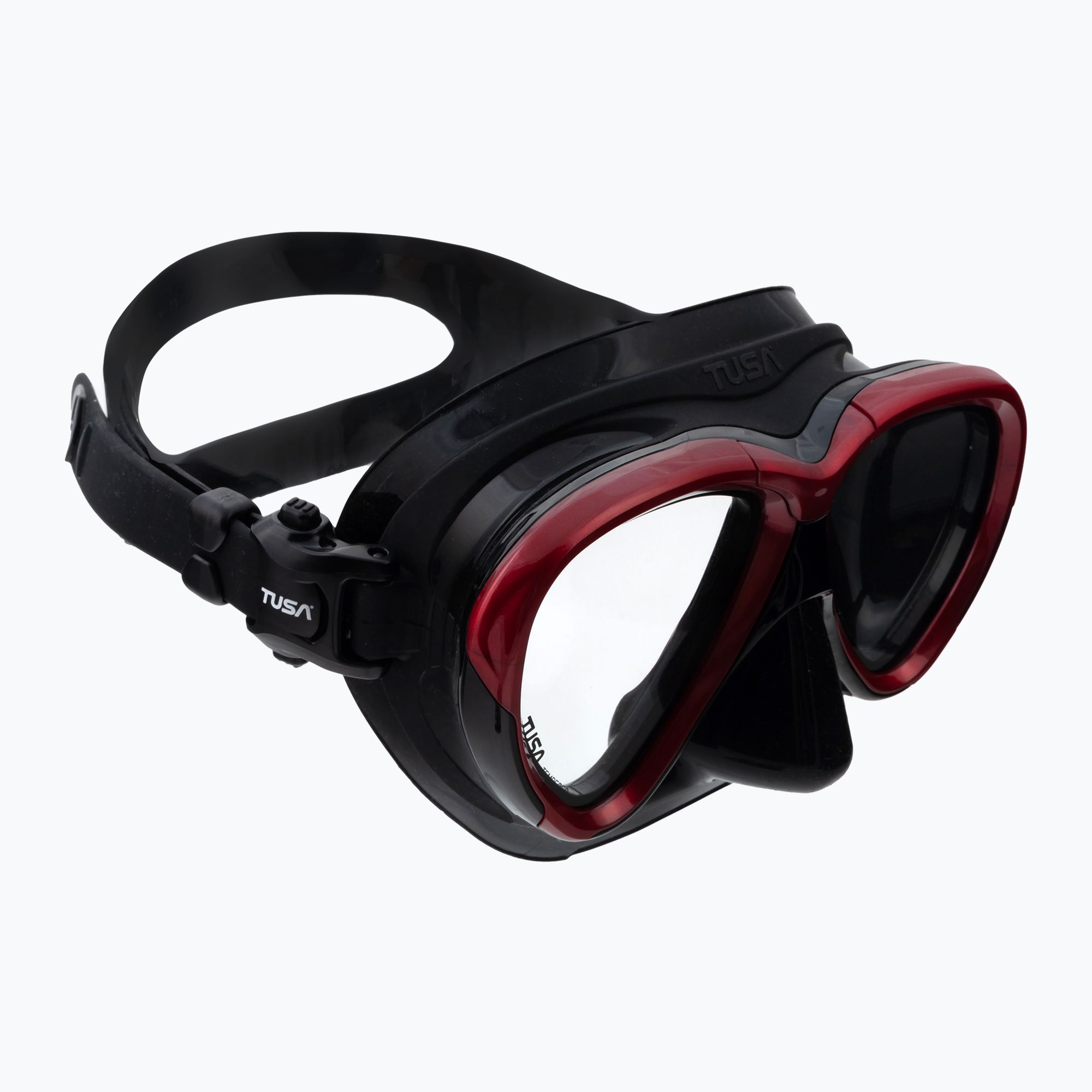 Potápačská maska TUSA Intega Mask čierna/červená M-212 (Intega M 212)