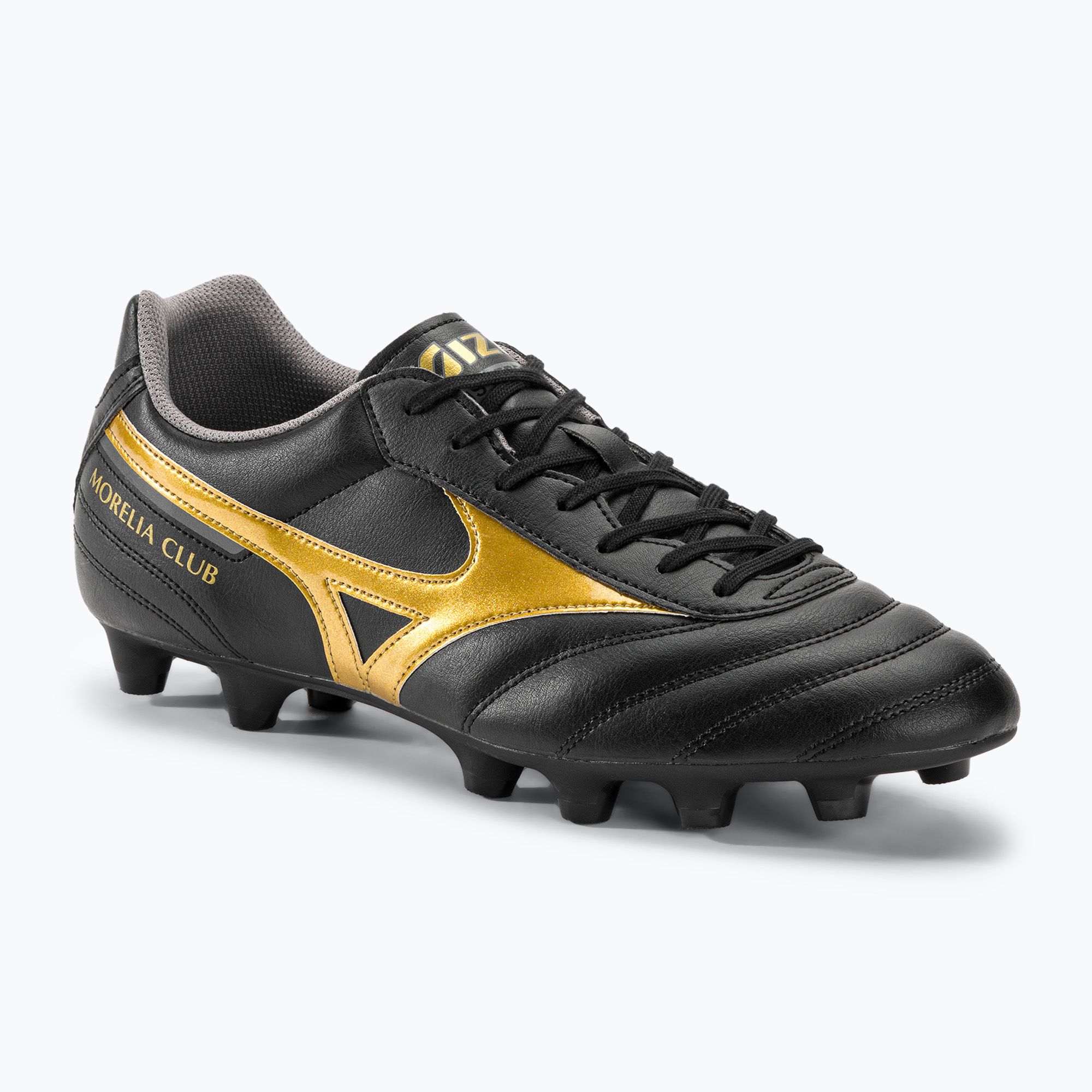 Mizuno Morelia II Club MD pánske kopačky black/gold/dark shadow (Morelia II Club MD P1GA231650)