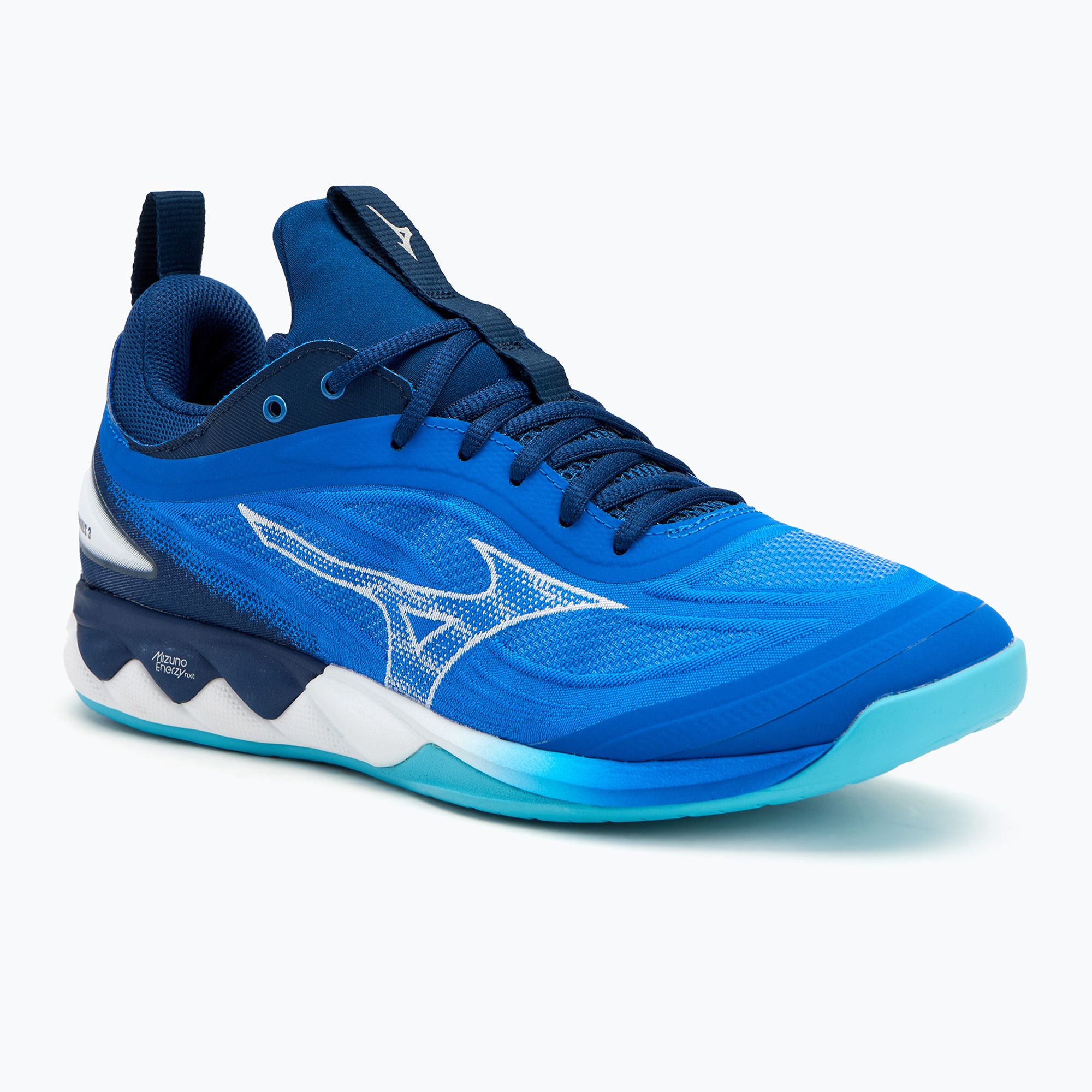 Pánska volejbalová obuv Mizuno Wave Luminous 3 mugen blue/white/estate blue (Wave Luminous 3 V1GA242001)