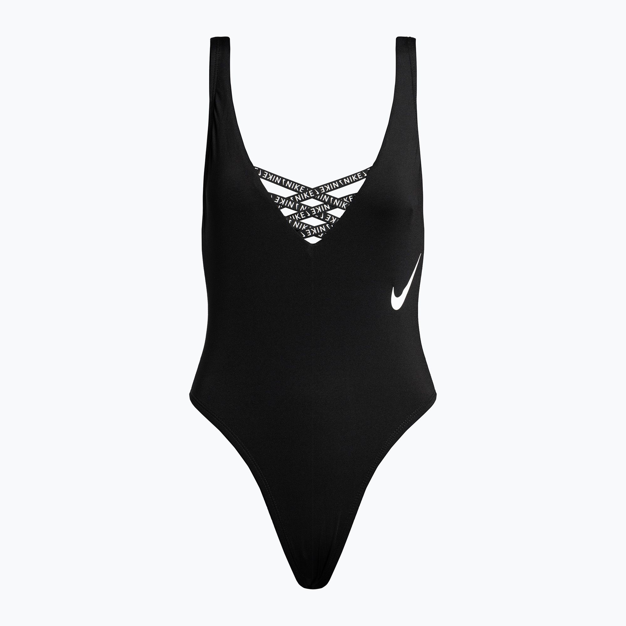 Nike Sneakerkini U-Back dámske jednodielne plavky čierne NESSC254-001 (Sneakerkini U-Back NESSC254)