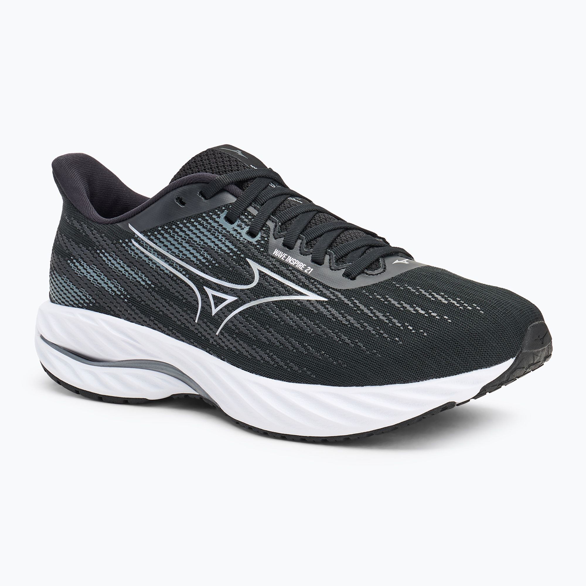 Pánske bežecké topánky Mizuno Wave Inspire 21 2E black/silver/metallic gray (Wave Inspire 21 2E J1GC254502)
