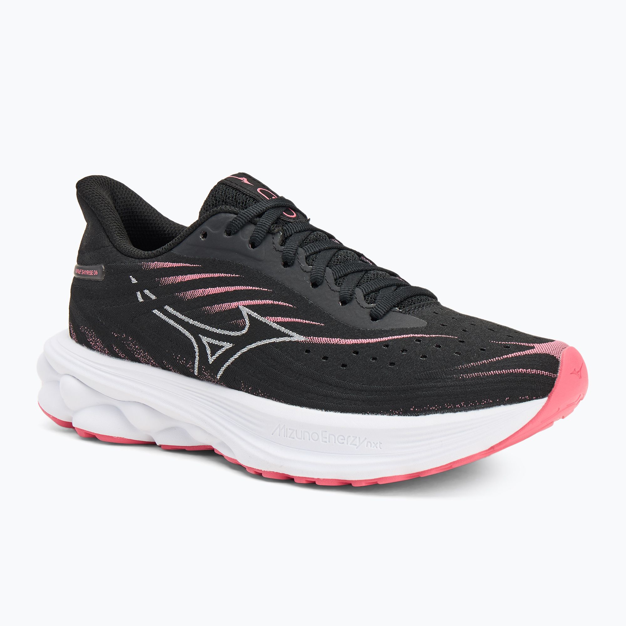 Dámske bežecké topánky Mizuno Wave Skyrise 6 black/camellia rose (Wave Skyrise 6 J1GD250925)
