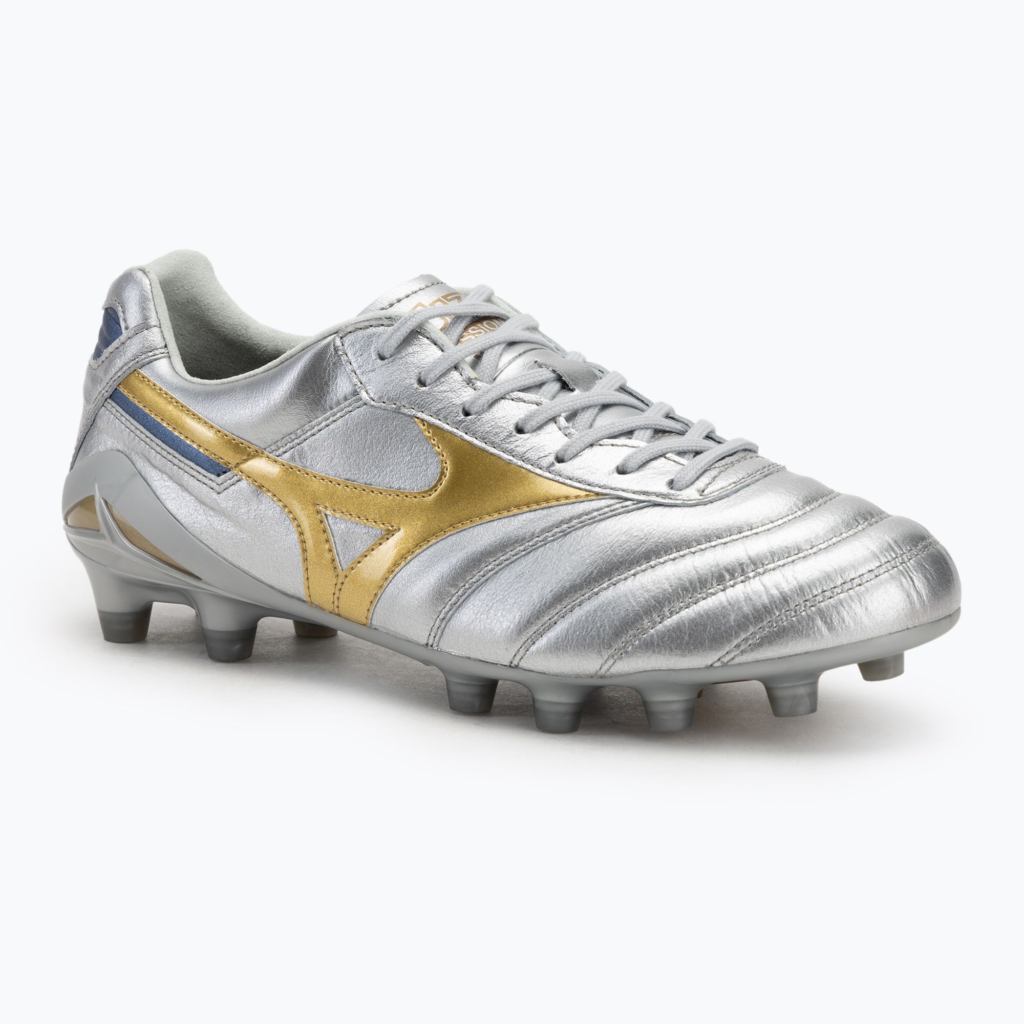 Pánske kopačky Mizuno Morelia Dna Japan Md galaxy silver/gold/gold (Morelia Dna Japan Md P1GA251004)