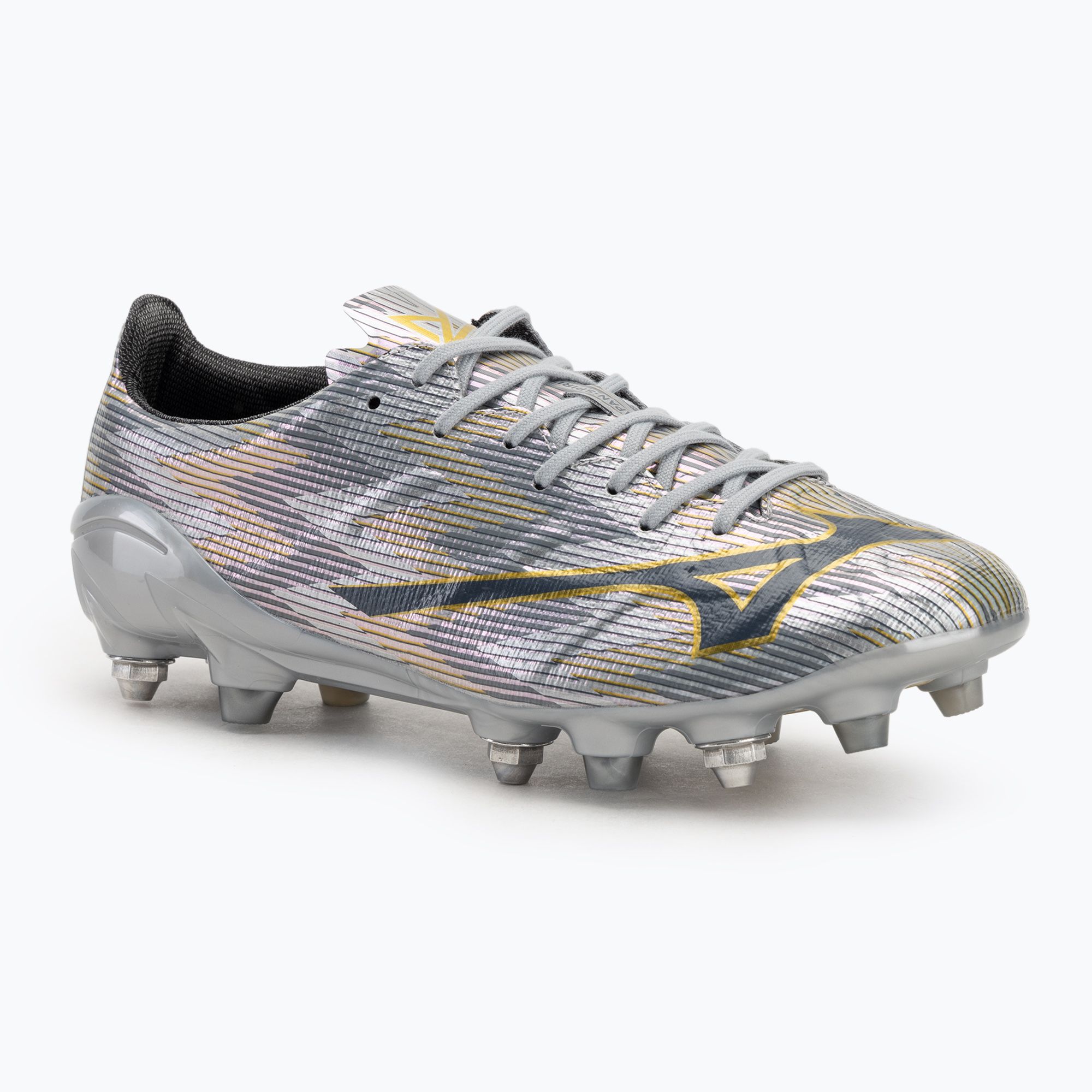 Pánske kopačky Mizuno α II Japan Mix galaxy silver/8605 c/gold (α II Japan Mix P1GC256004)