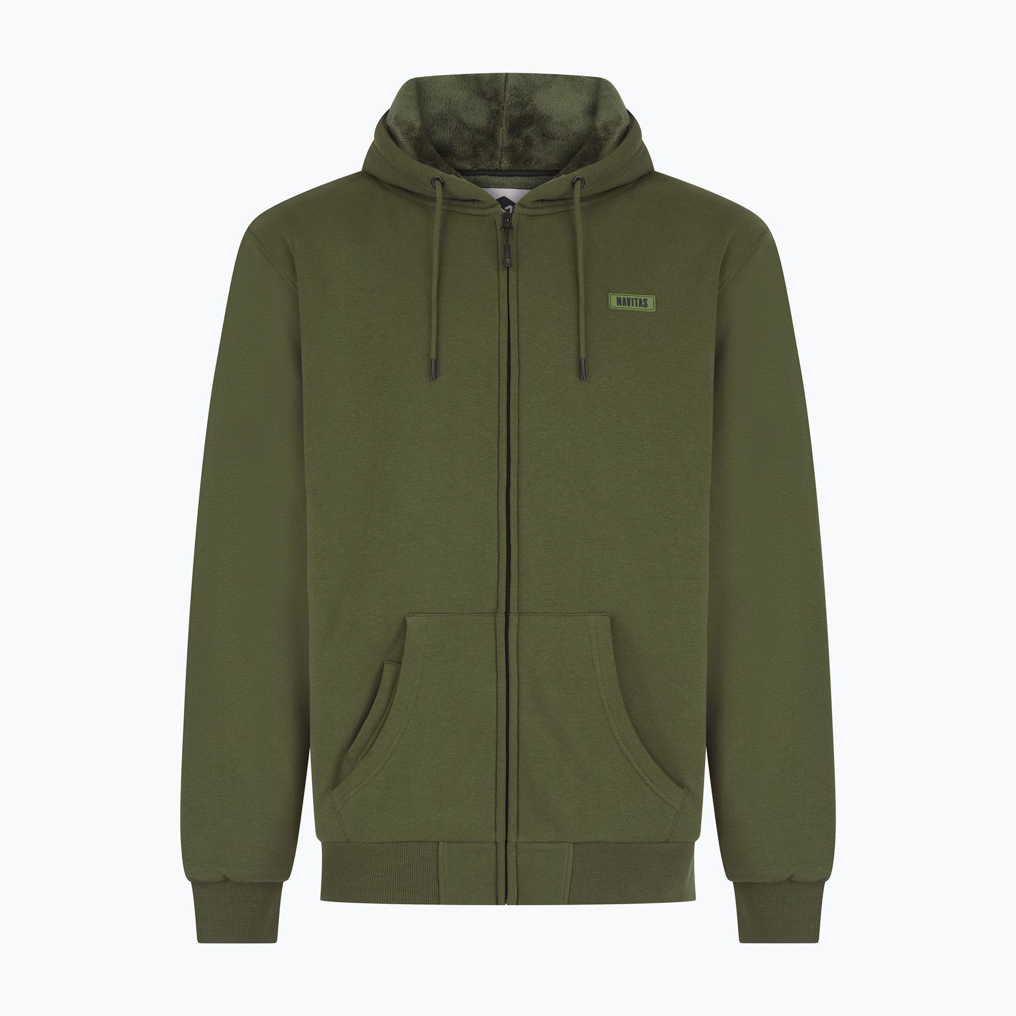 Pánska mikina Navitas Sherpa Zip Hoody zelená