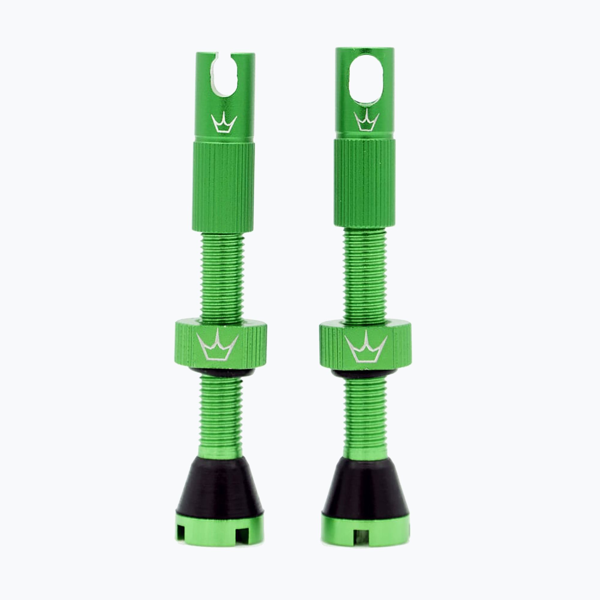 Peaty's X Chris King Mk2 bezdušové ventily sada presta ventilov PTV2-42-EMR-12 zelená 83772 (X Chris King MK2 Tubeless Valves PTV2-42-EMR-12)