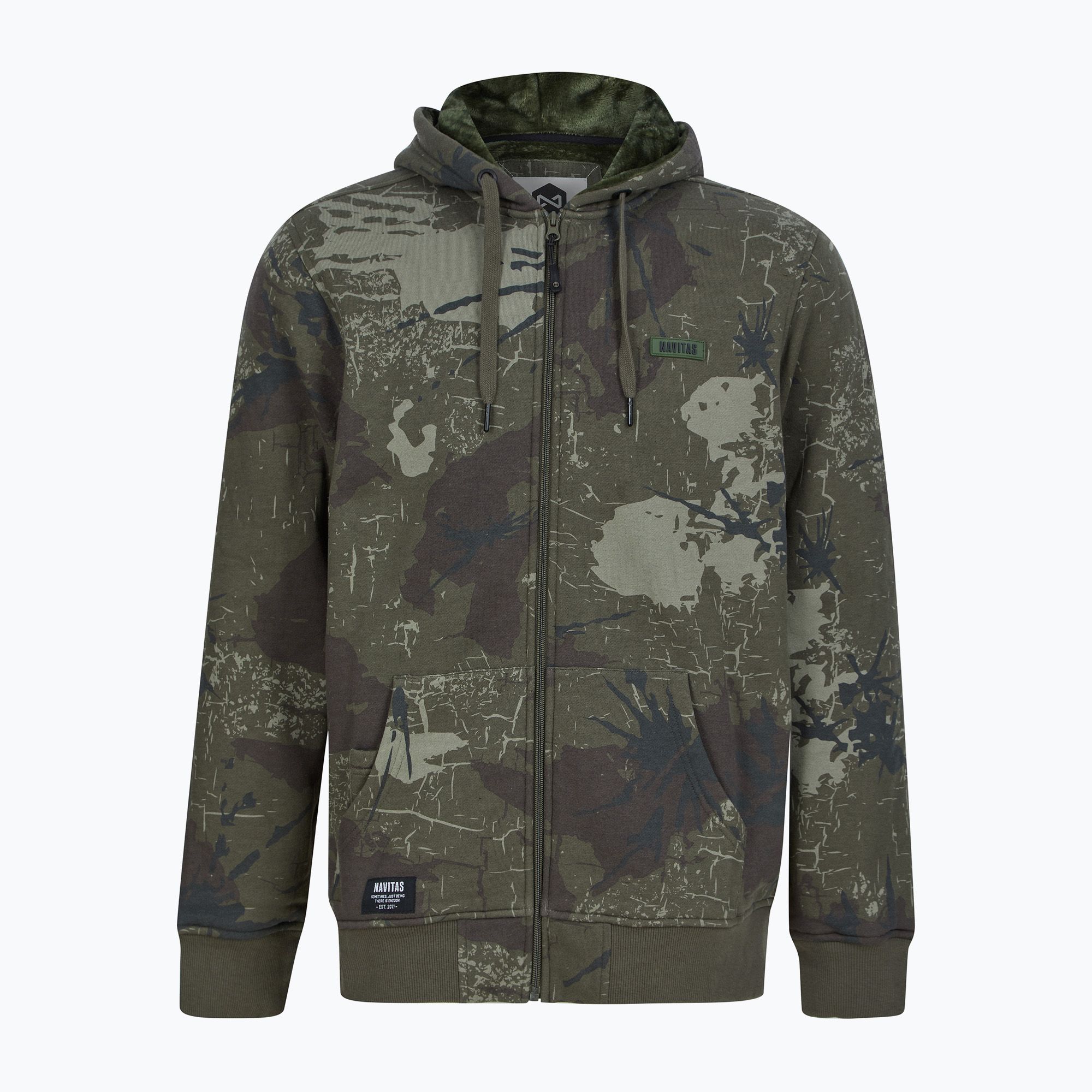 Pánska mikina Navitas Identity Sherpa Hoody camo