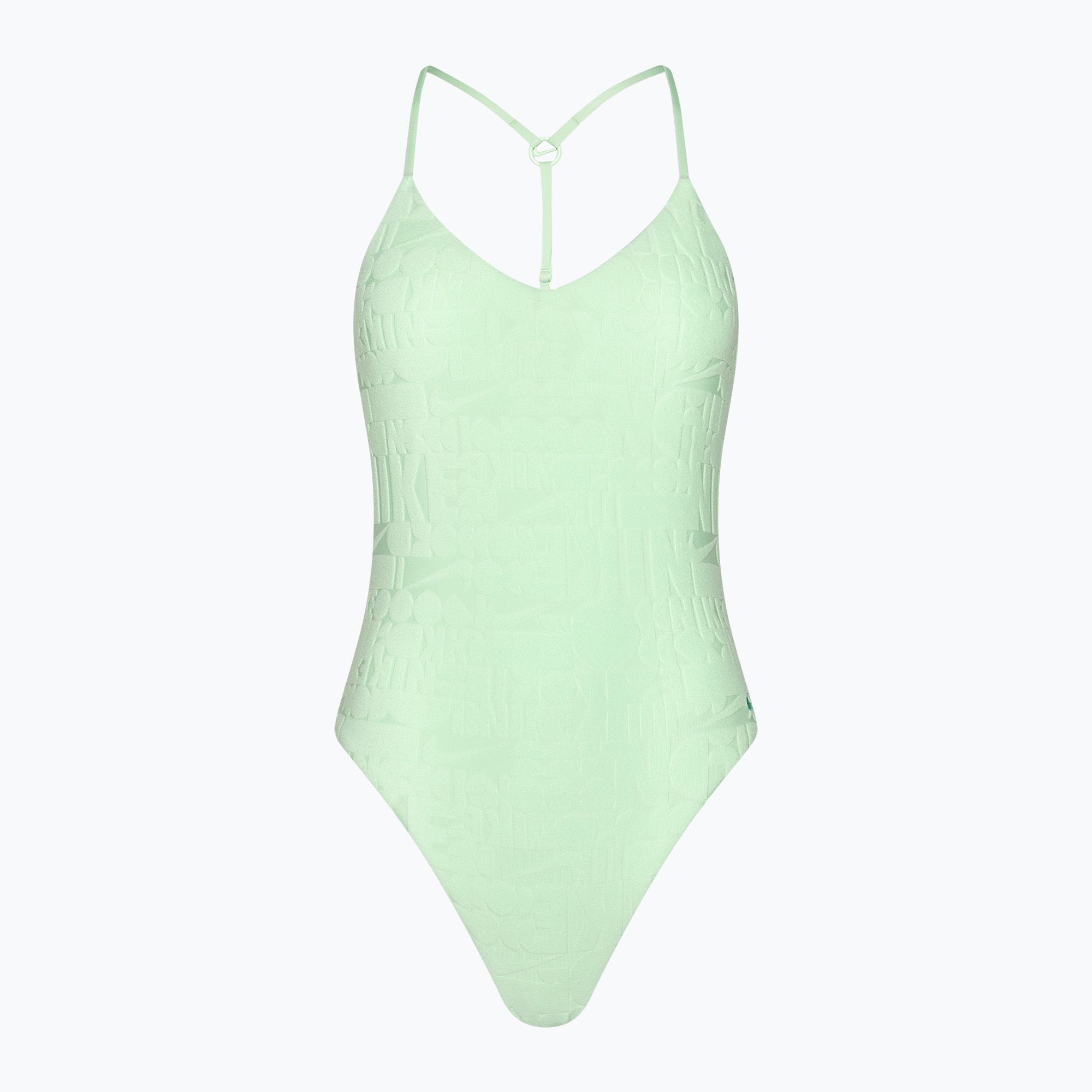 Dámske jednodielne plavky Nike Retro Flow Terry vapor green (Retro Flow T-Back NESSE244-338)