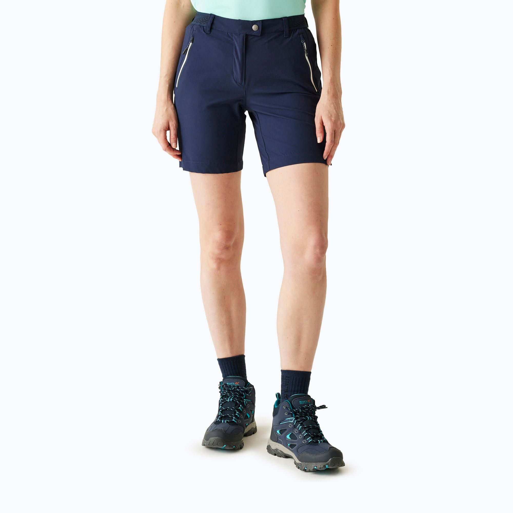 Dámske trekové šortky REGATTA Mountain II navy (Mountain II RWJ256-540)