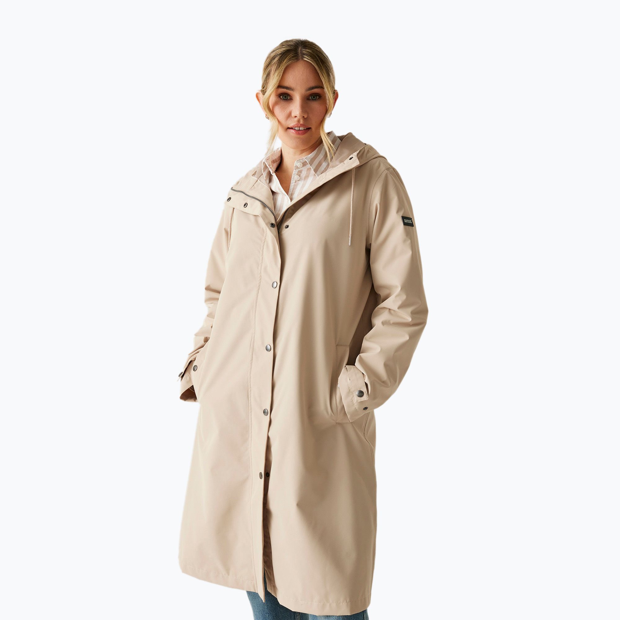 Dámska bunda do dažďa Regatta Reinna white pepper (Reinna RWW459-085)