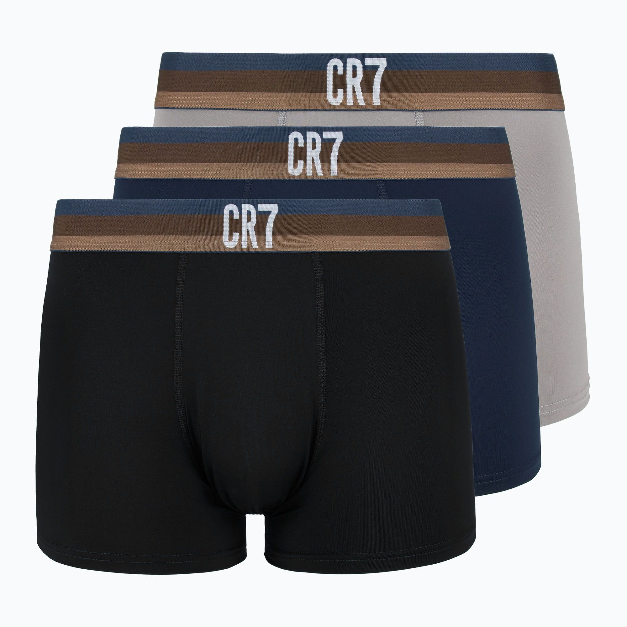 Pánske boxerky CR7 Basic Trunk 3 ks 2114 multicolour (Basic Trunk 300-8199-49-2114)