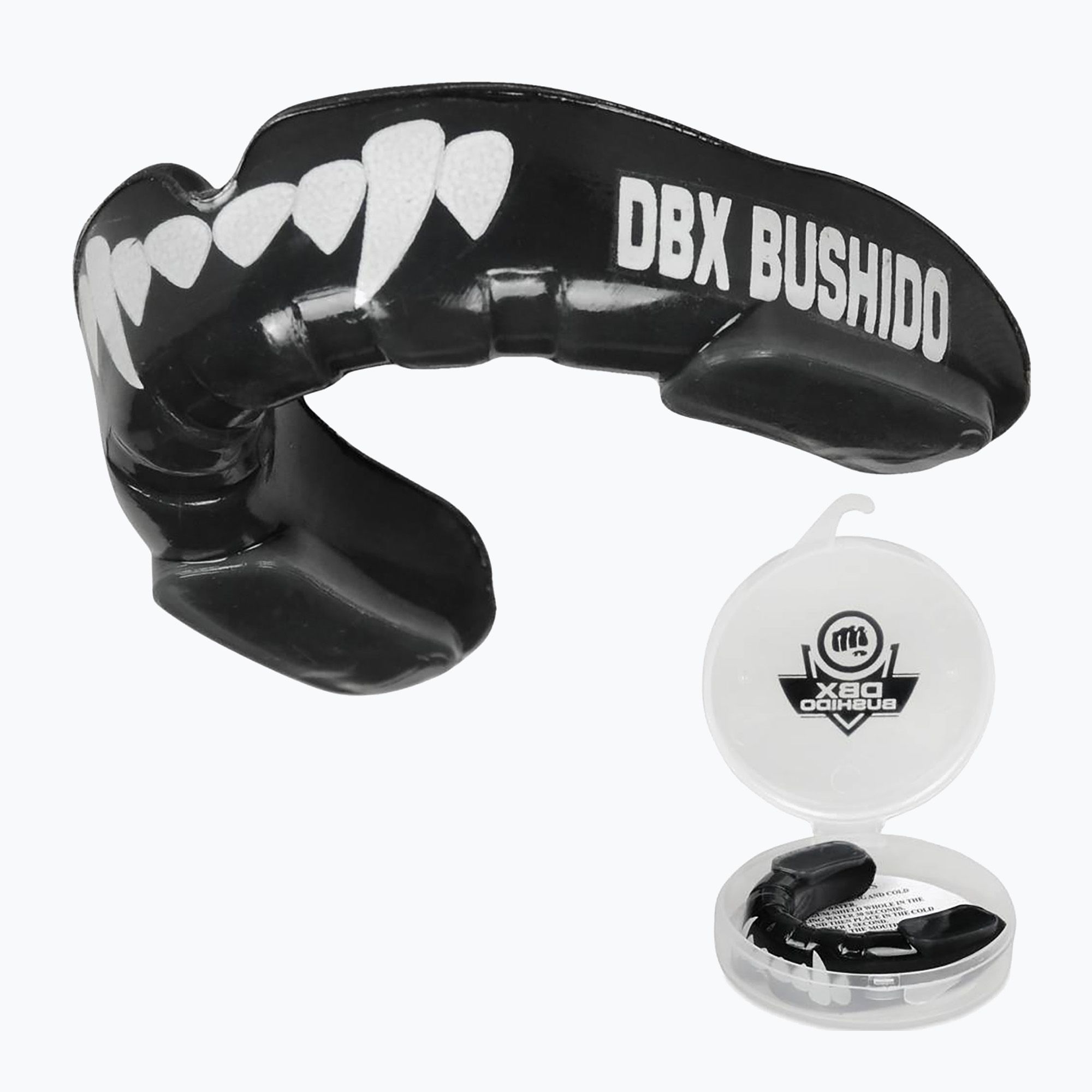 DBX BUSHIDO GelTech čiernobiely chránič čeľuste MG-2 + krabica (GelTech MG-2)