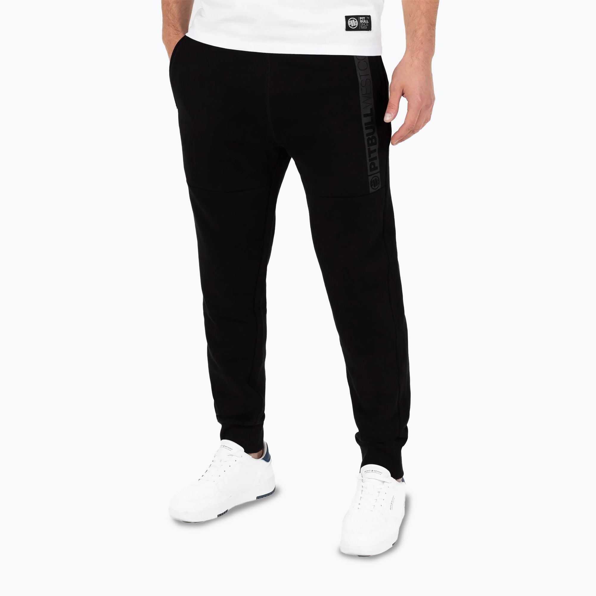 Pánske nohavice Pitbull New Hilltop Jogging black (New Hilltop Jogging 162008900005)