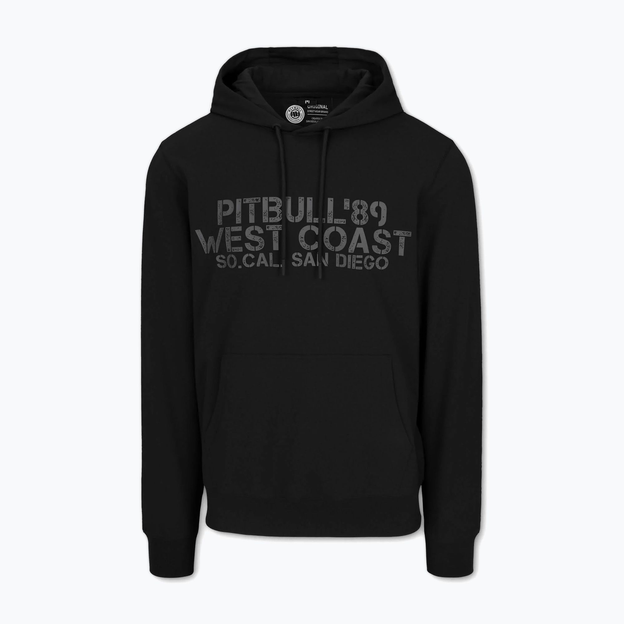 Pánska mikina s kapucňou Pitbull Driving čierna (Driving Hooded Sweatshirt 125052900003)