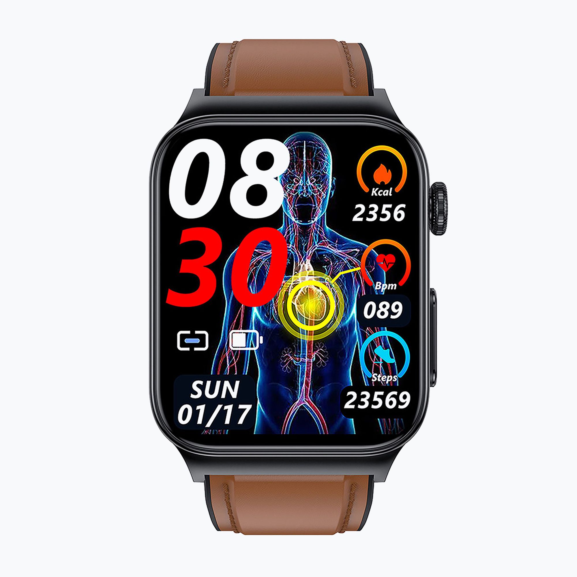 Hodinky Watchmark Cardio One hnedé (Cardio One CARDIOONE)