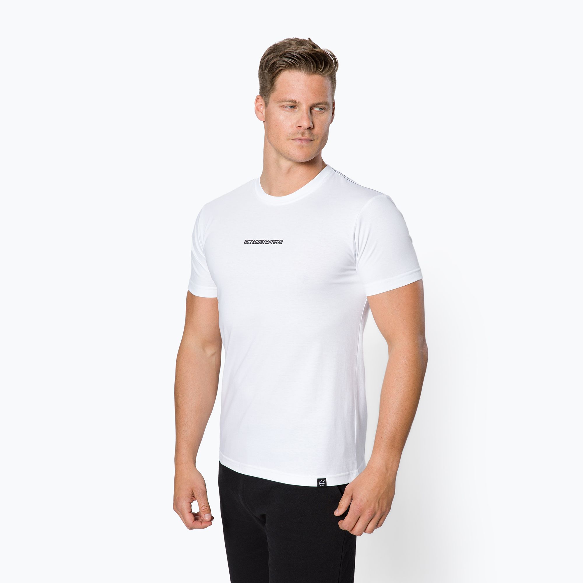 Oktagon Fight Wear Small pánske tričko biele