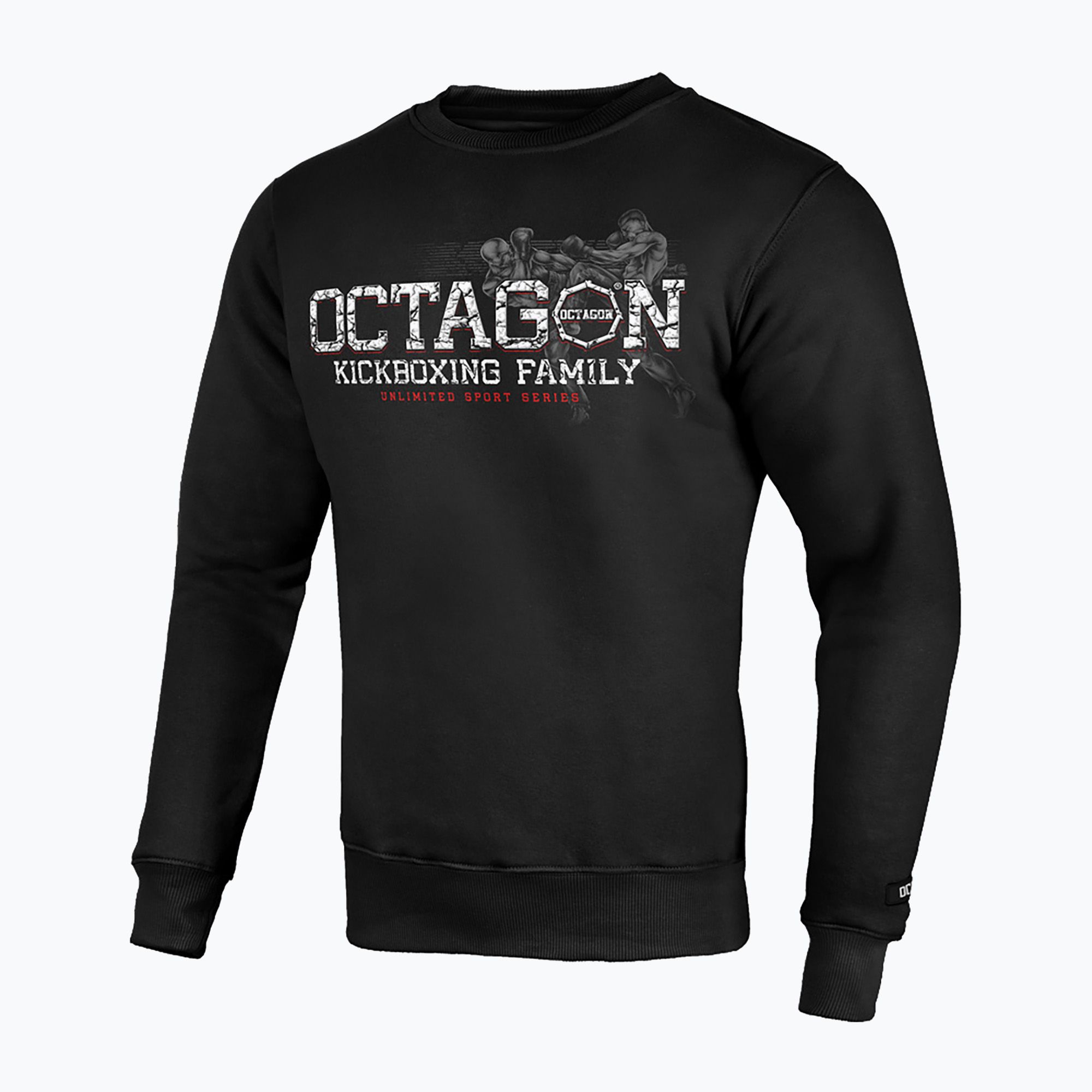 Pánska mikina Octagon Kickboxing Family čierna (Kickboxing Family 1290-BK)