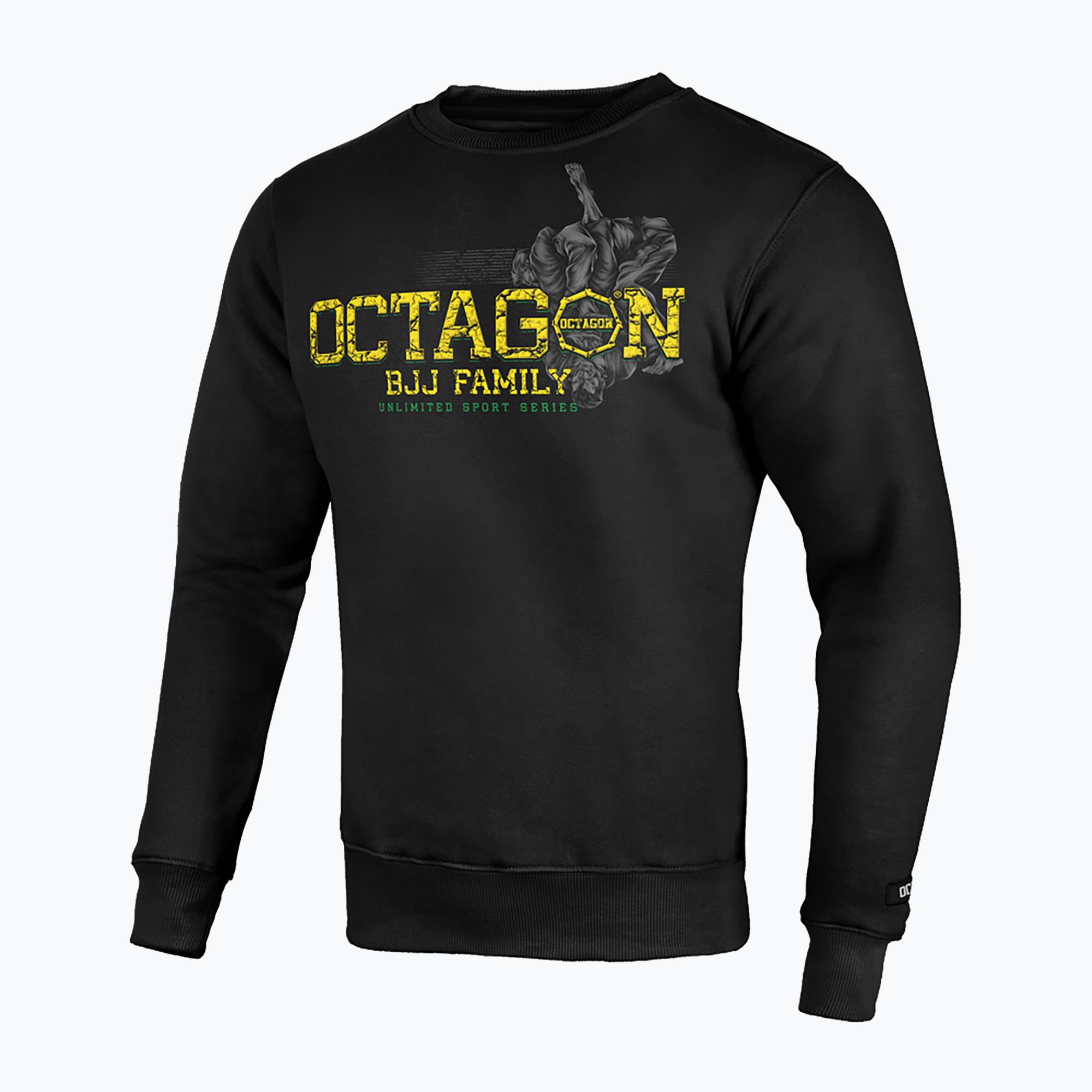Pánska mikina Octagon BJJ Family čierna (BJJ Family 1296-B)