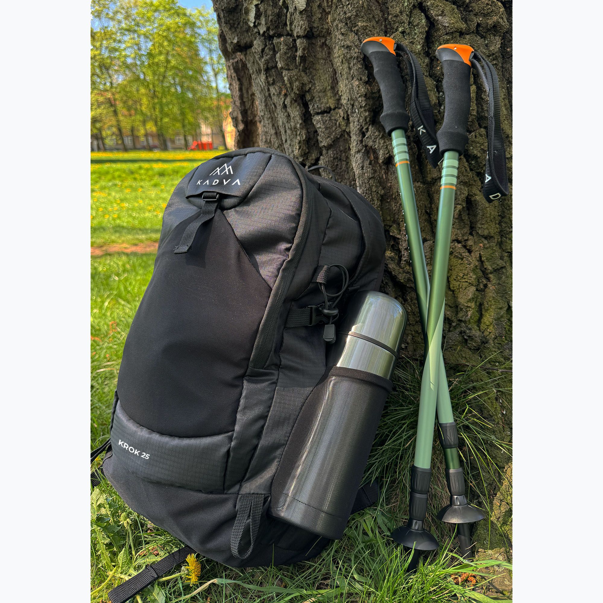 Mestský batoh KADVA Krok 25 l black