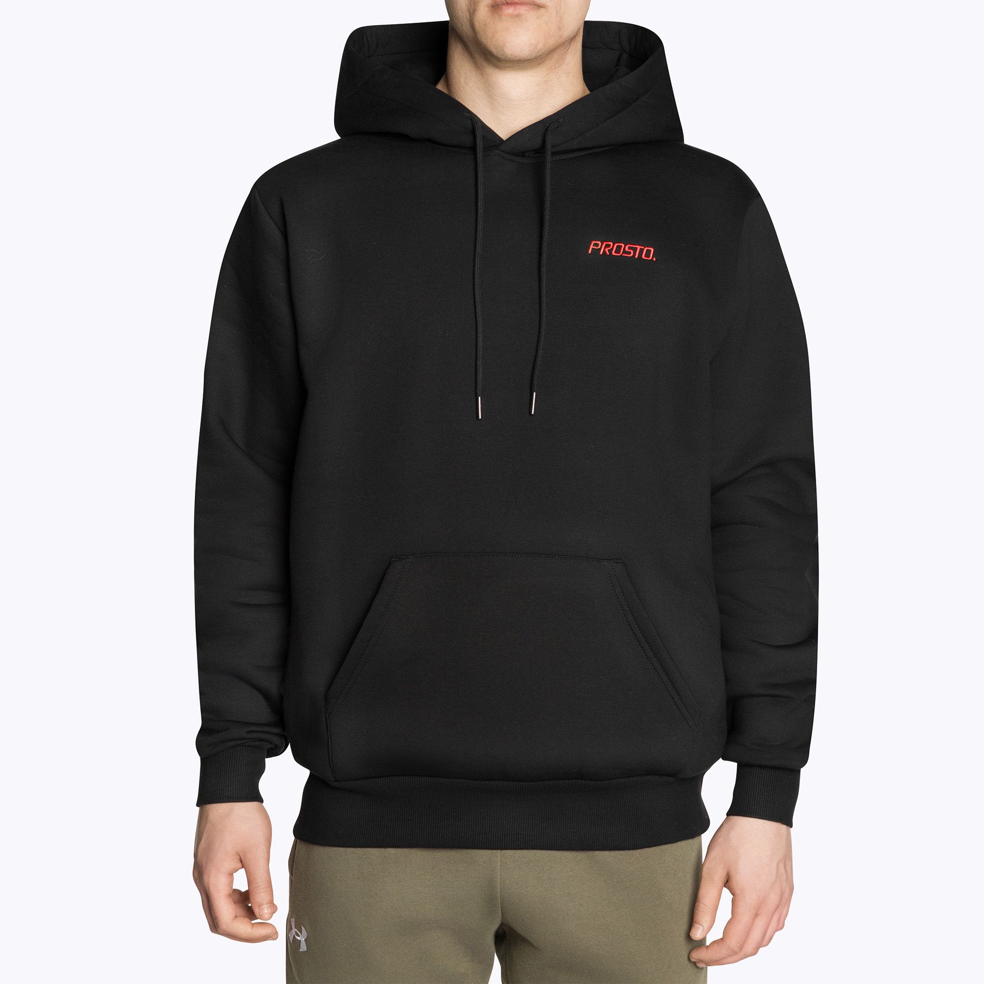 Pánska mikina PROSTO Pomet black (Hoodie Pomet KL241MSWE2061S)