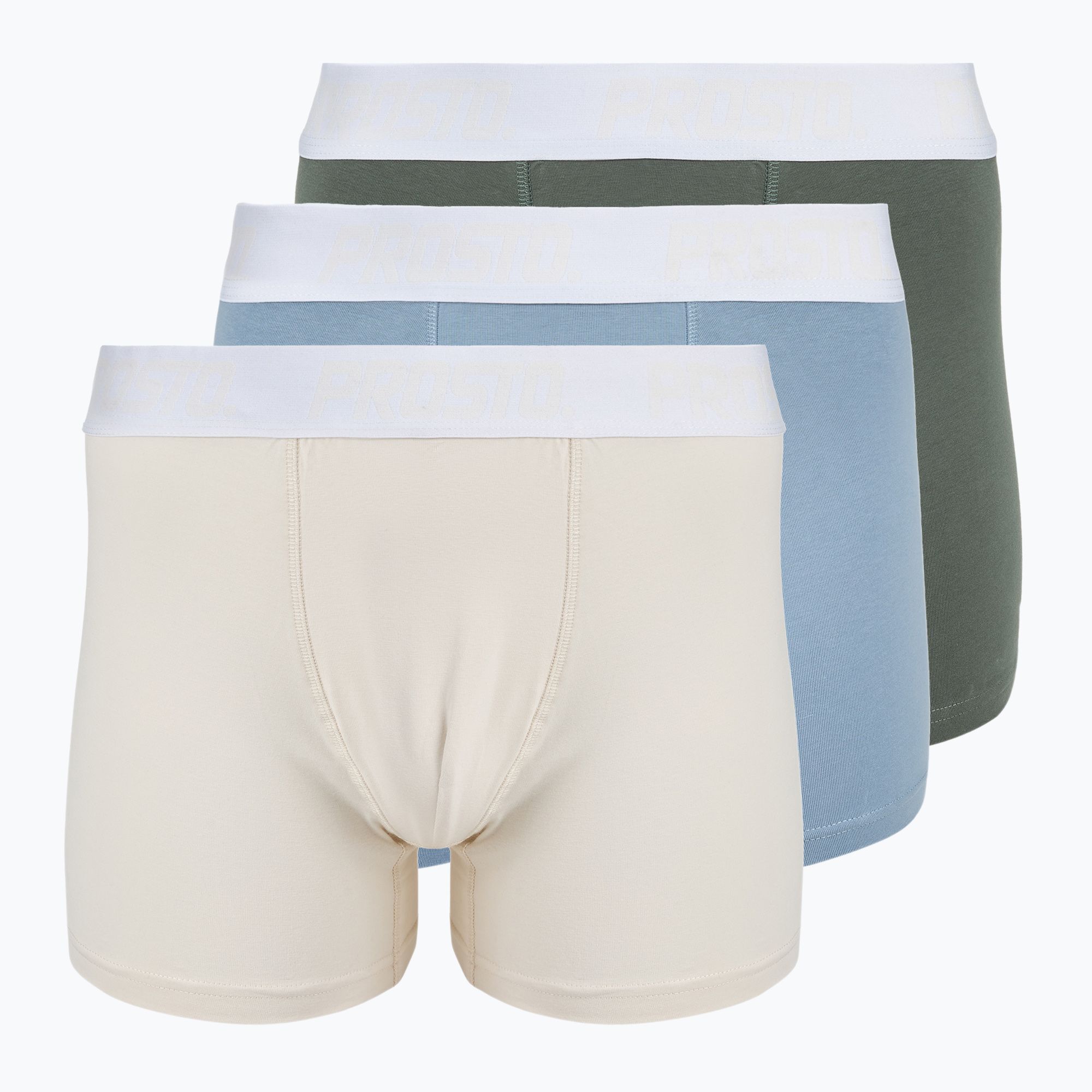 Pánske boxerky PROSTO 3 páry viacfarebné (Boxers KL251MACC8022M)