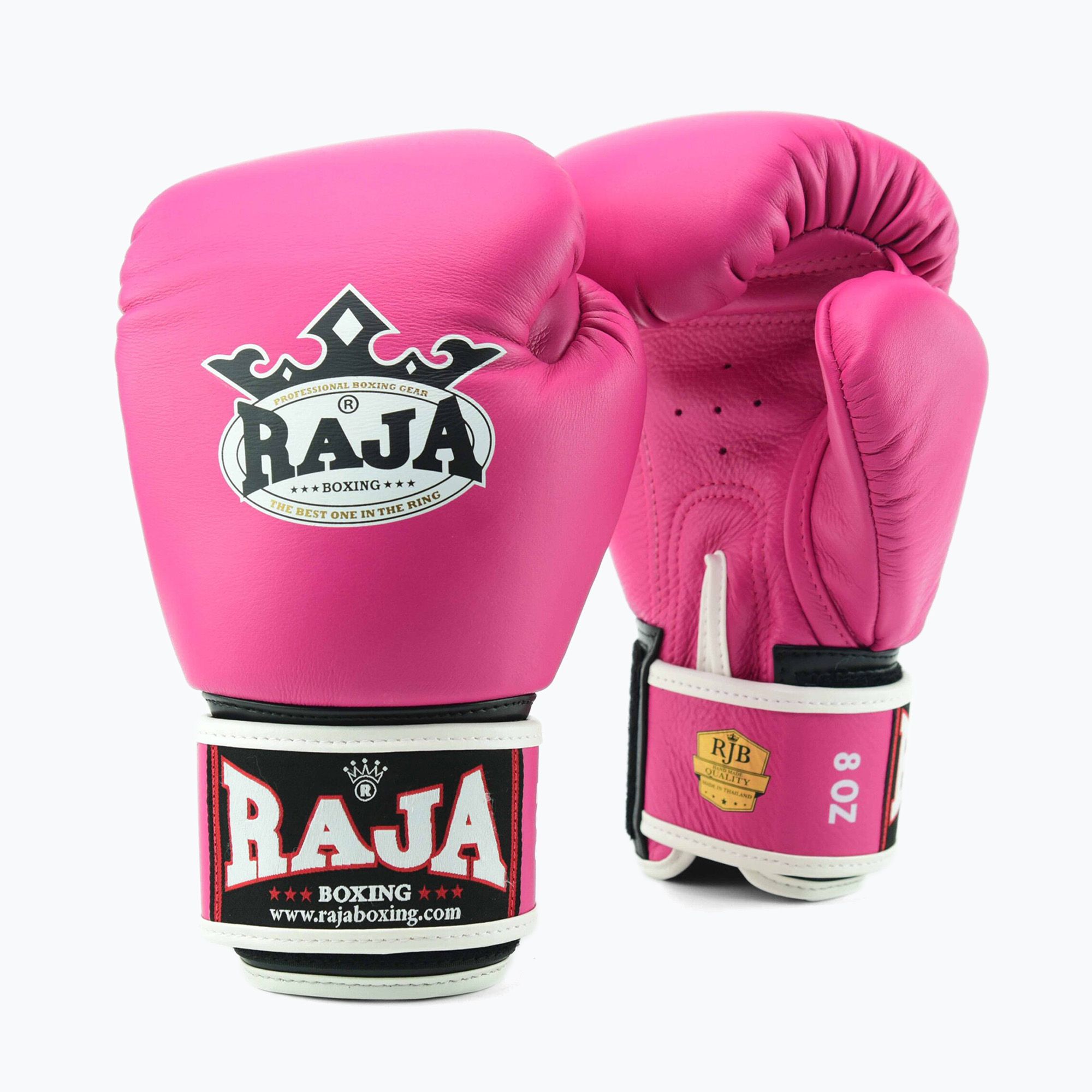 Boxerské rukavice RAJA BOXING Single Standard Genuine Leather pink (Standard Genuine Leather RBGV-GL-1-PK)