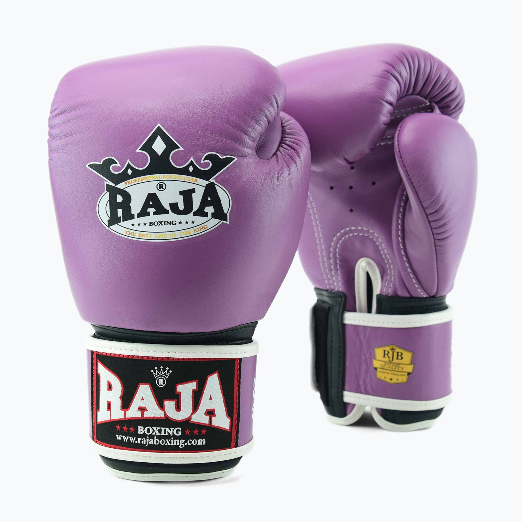 Boxerské rukavice RAJA BOXING Single Standard Genuine Leather purple (Standard Genuine Leather RBGV-GL-1-PR)